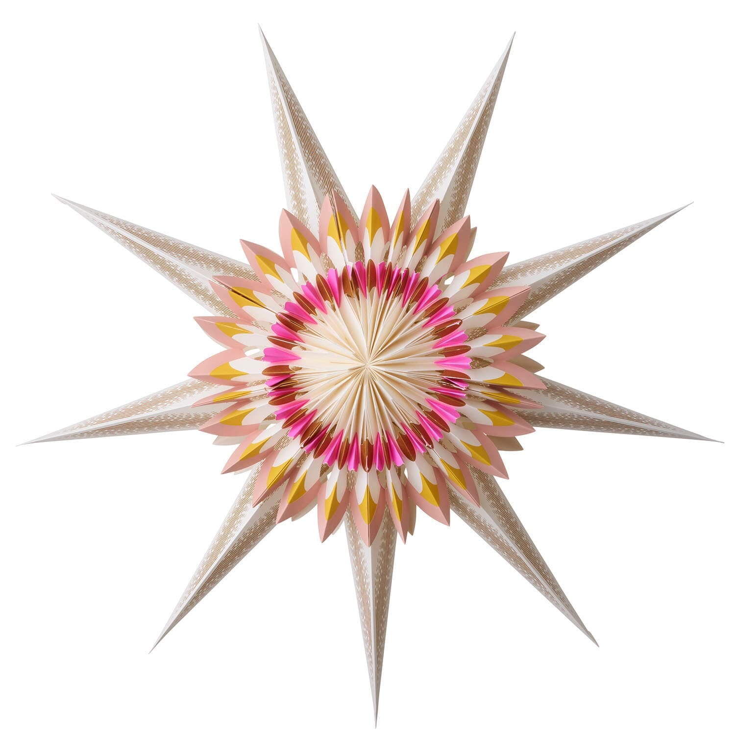 Papirstjerne Helios Gold 70cm