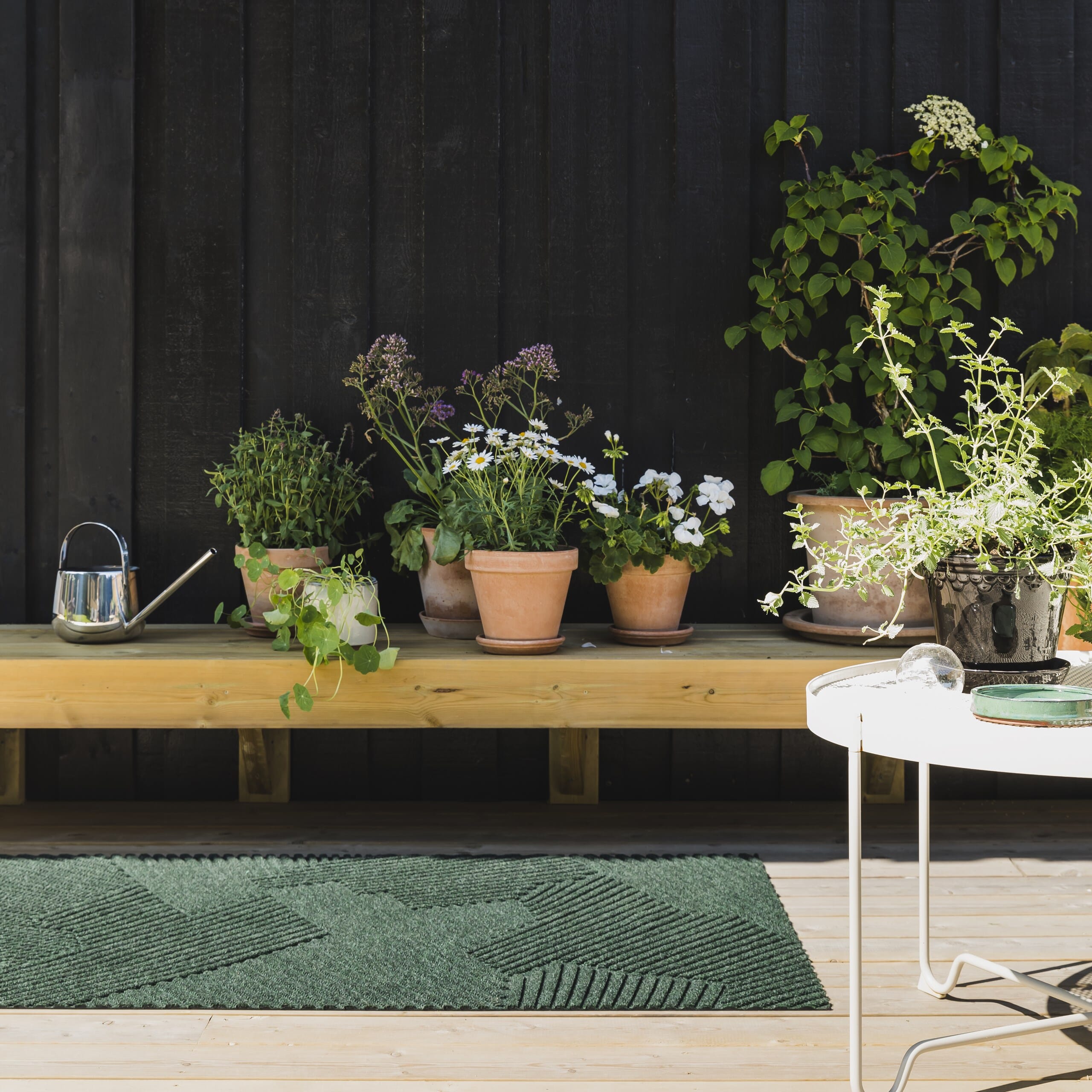 Utendorsmatte Straa paa terassen