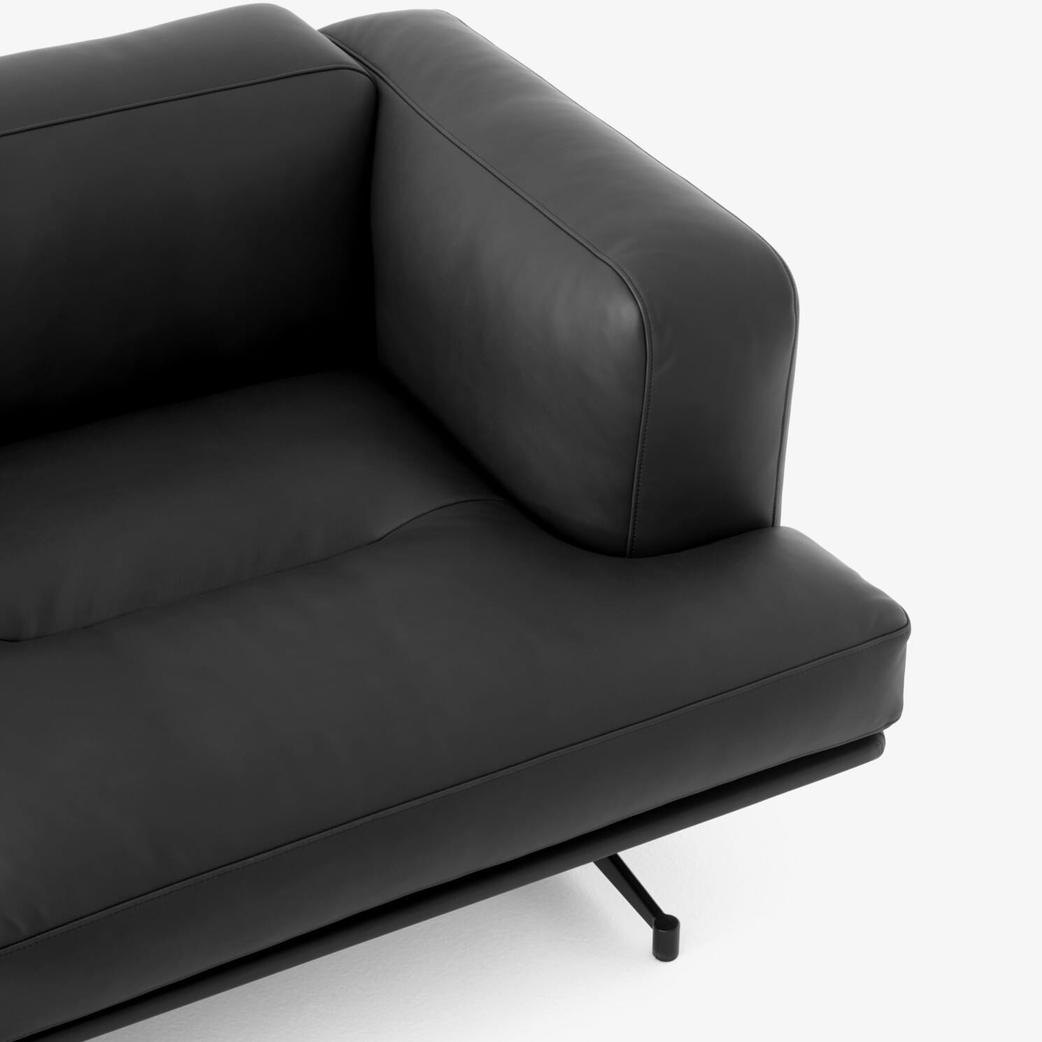 Sofa Inland AV23 Noble Black Leather - Bilde 2