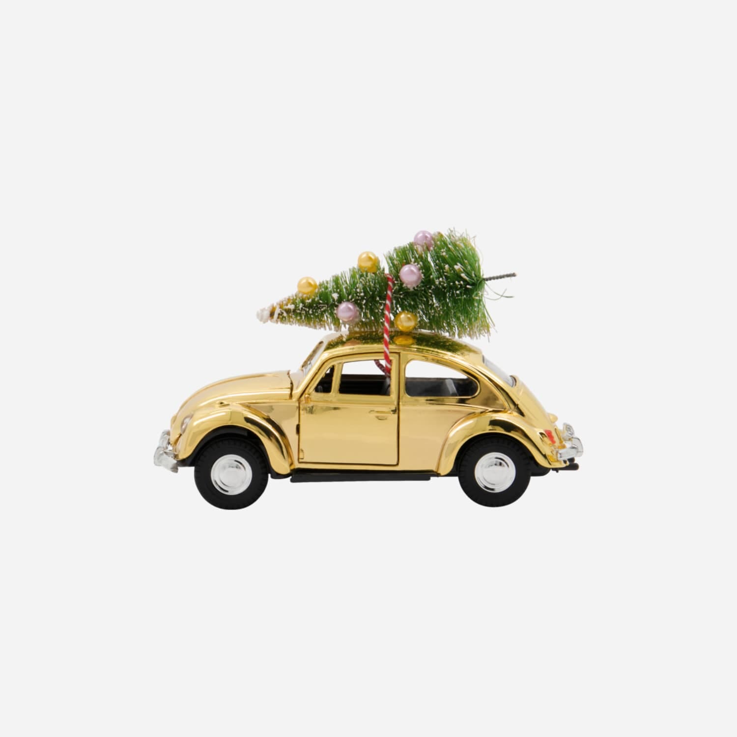 Juledekorasjon Bil Mini 2 Gylden
