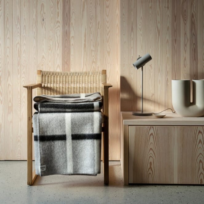 Ullpledd Knut Dove Grey - Hovedbilde