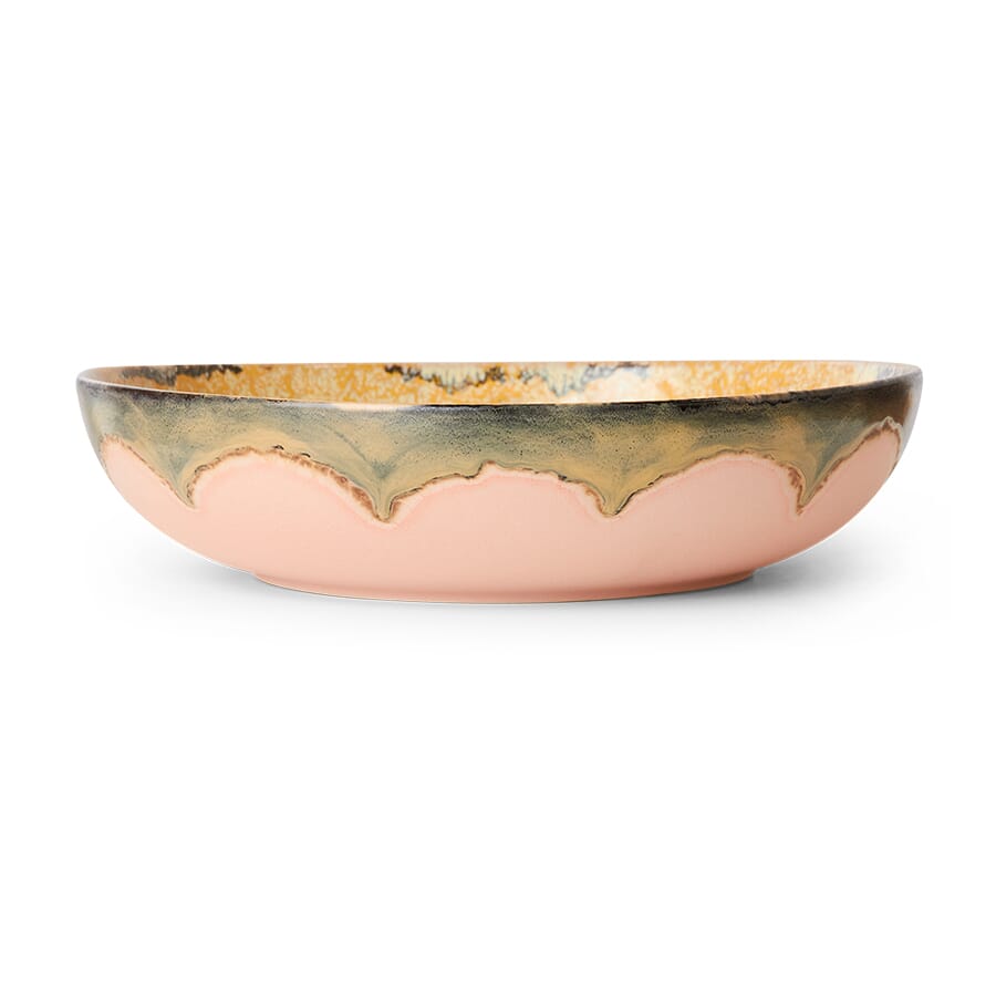 70s ceramics: salad bowl sunflower - Hovedbilde