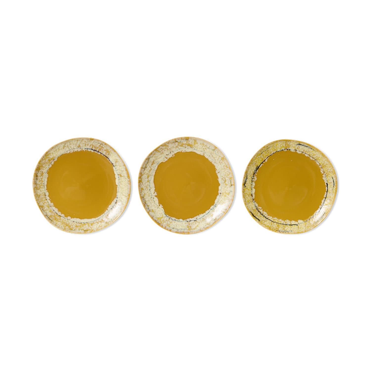 70s ceramics: side plates paradise (set of 2) - Bilde 4