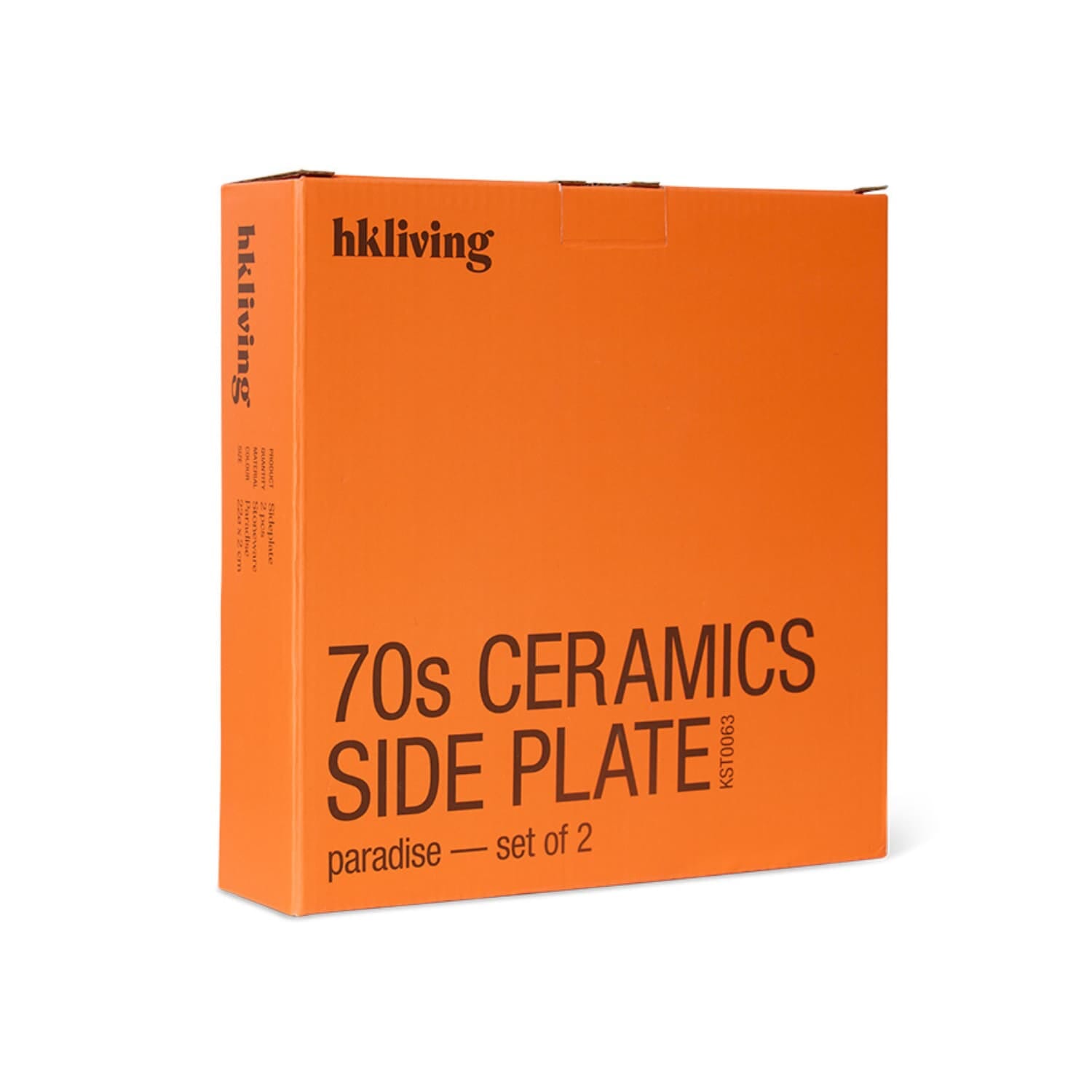 70s ceramics: side plates paradise (set of 2) - Bilde 5