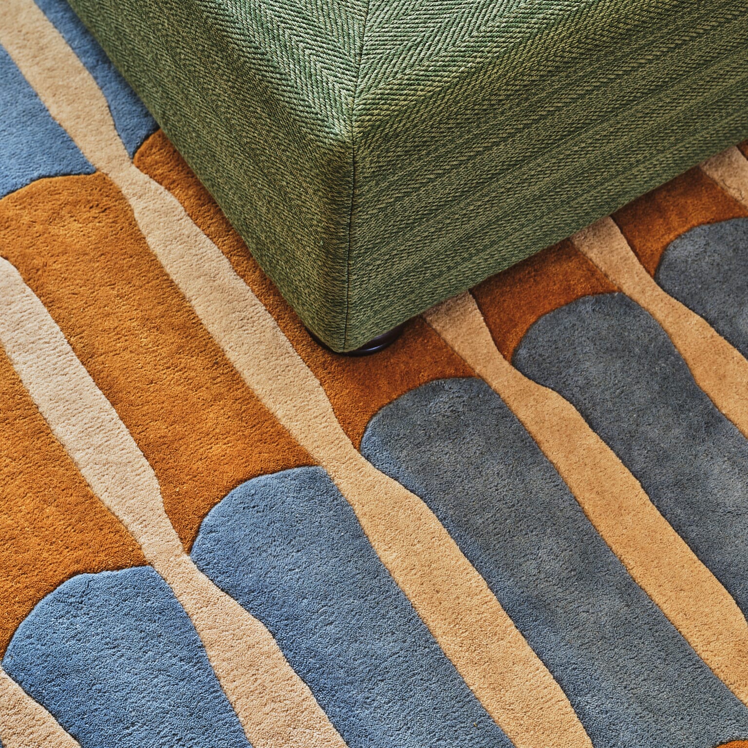 Gulvteppe Alice Crawley Bamboo Forrest Blue - Bilde 2