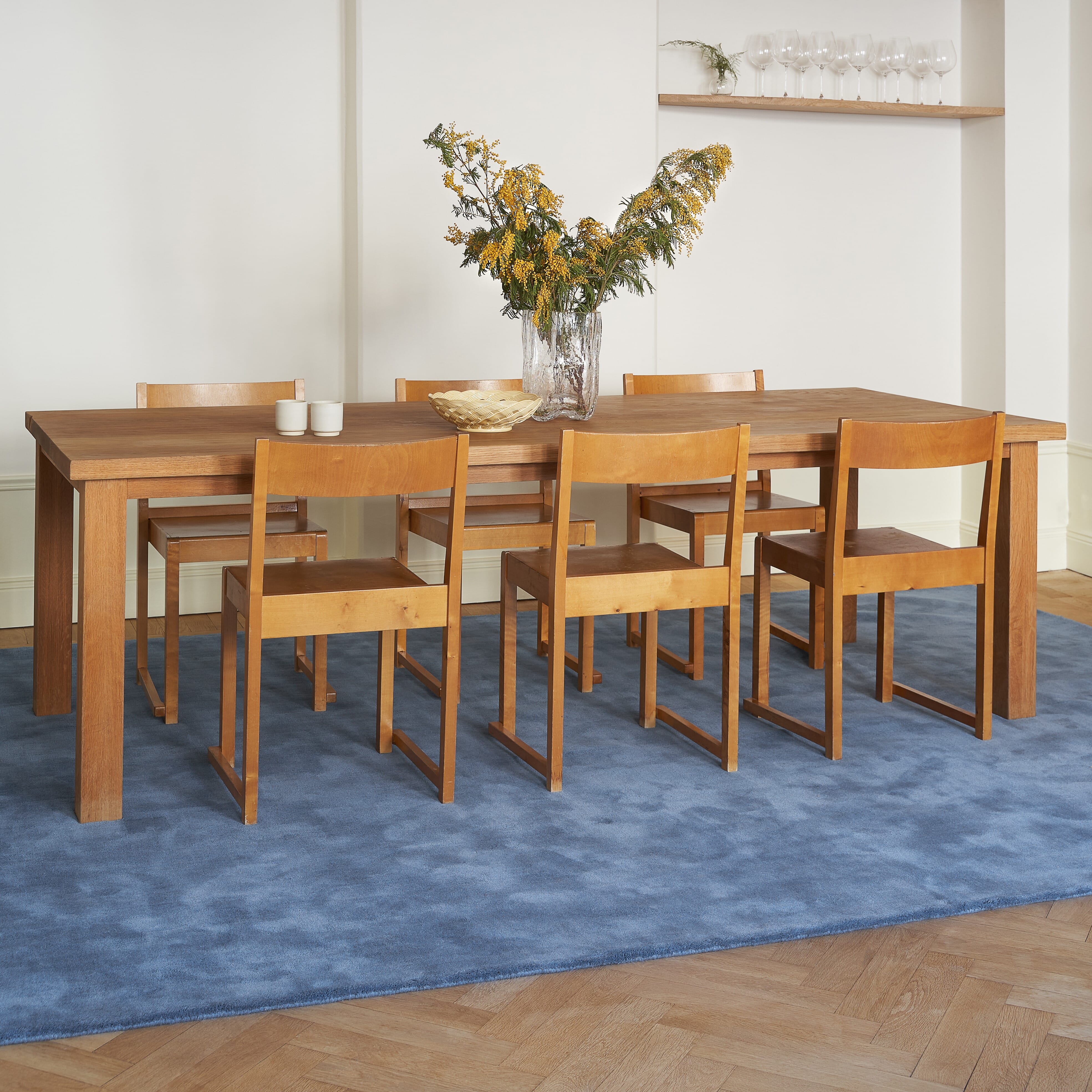 Gulvteppe Classic Solid Cornflower Blue - Bilde 4