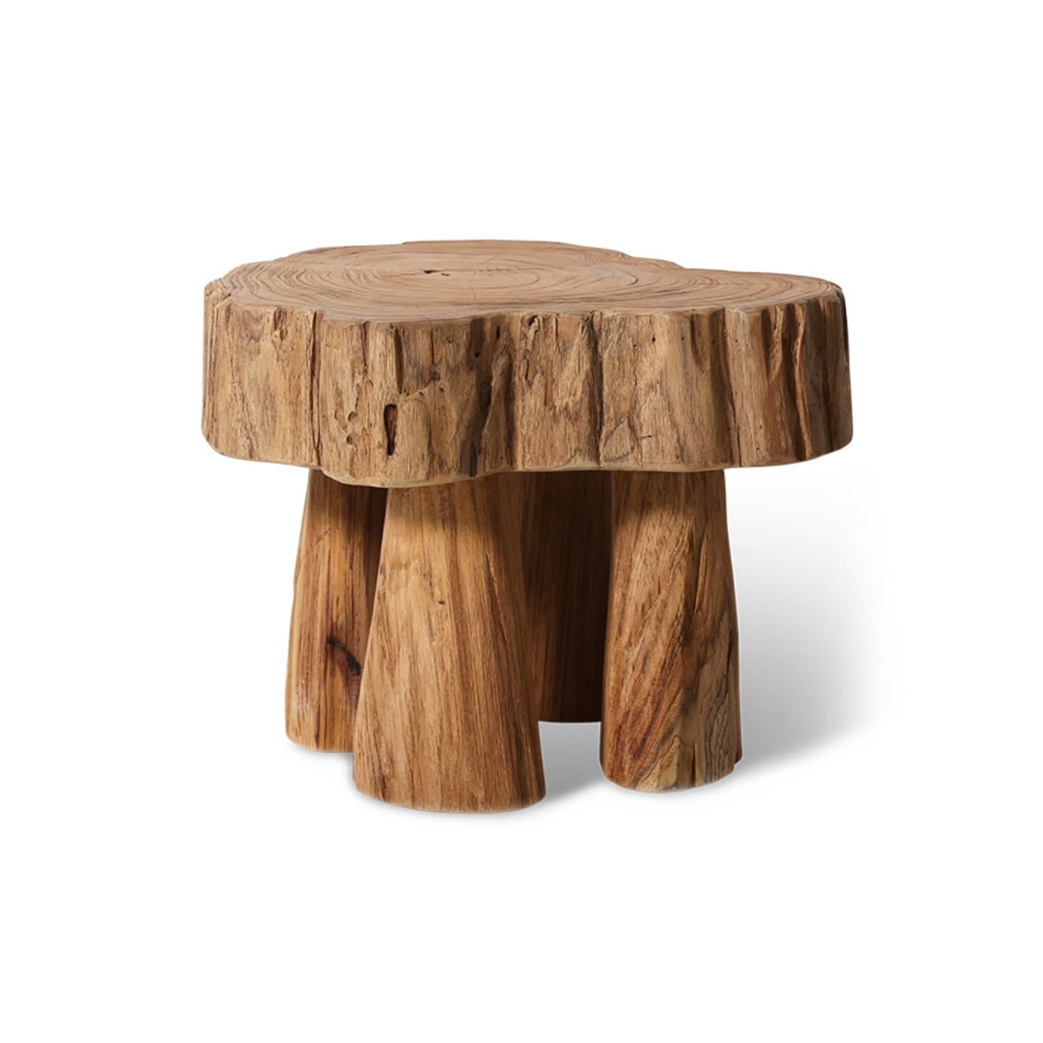 Log wooden stool - Hovedbilde