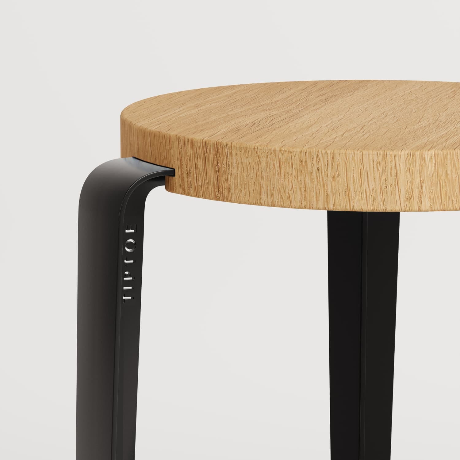 Stol Lou Oak/Graphite Black - Bilde 3