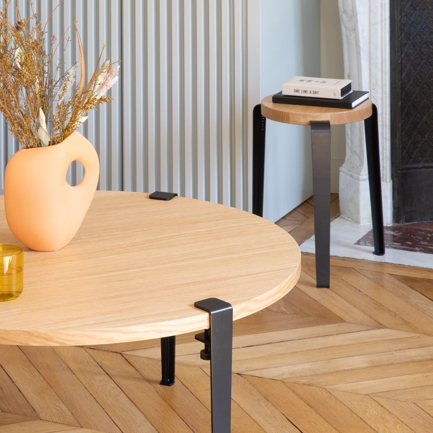 Stol Lou Oak/Graphite Black - Bilde 6