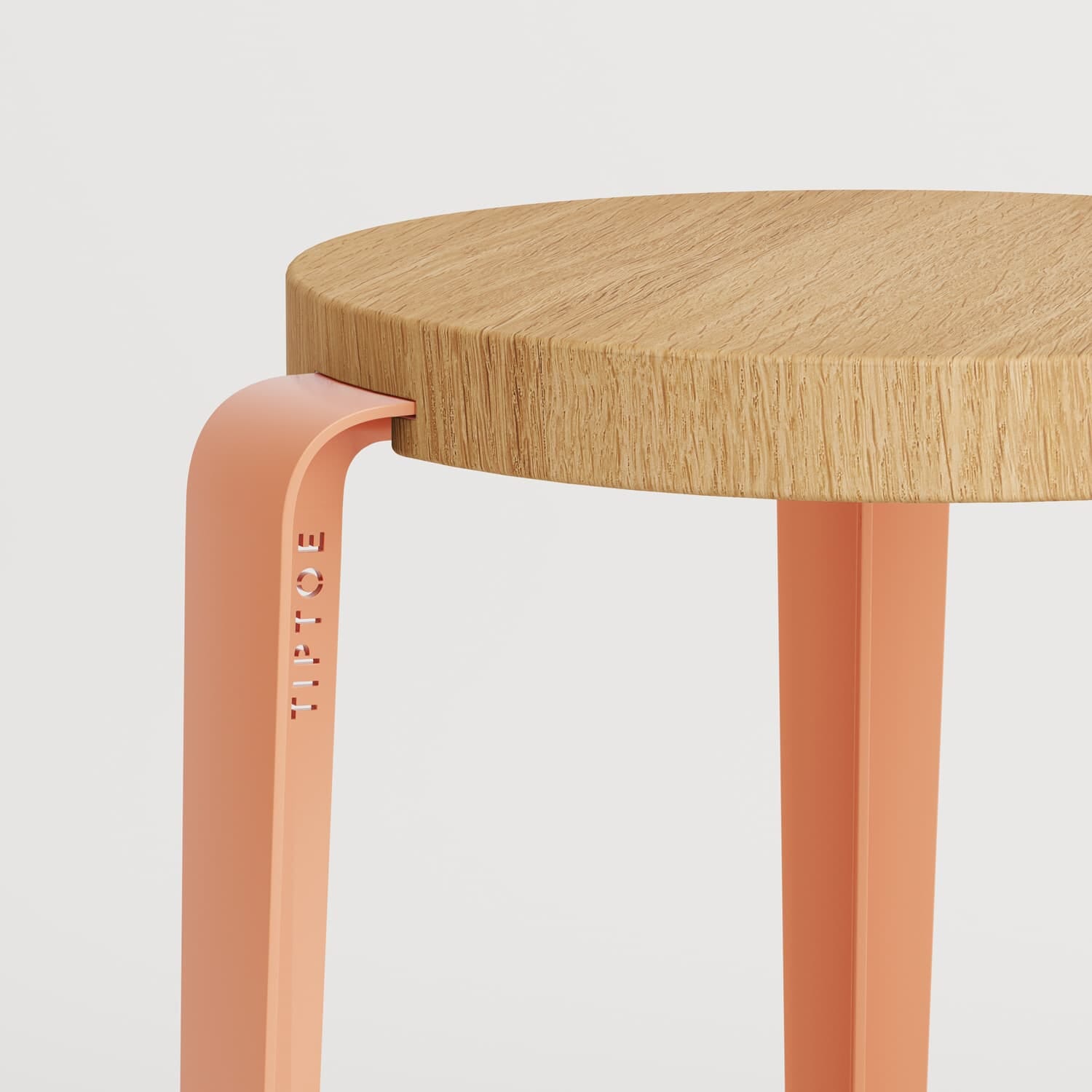 Stol Lou Oak/Ash Pink - Bilde 3