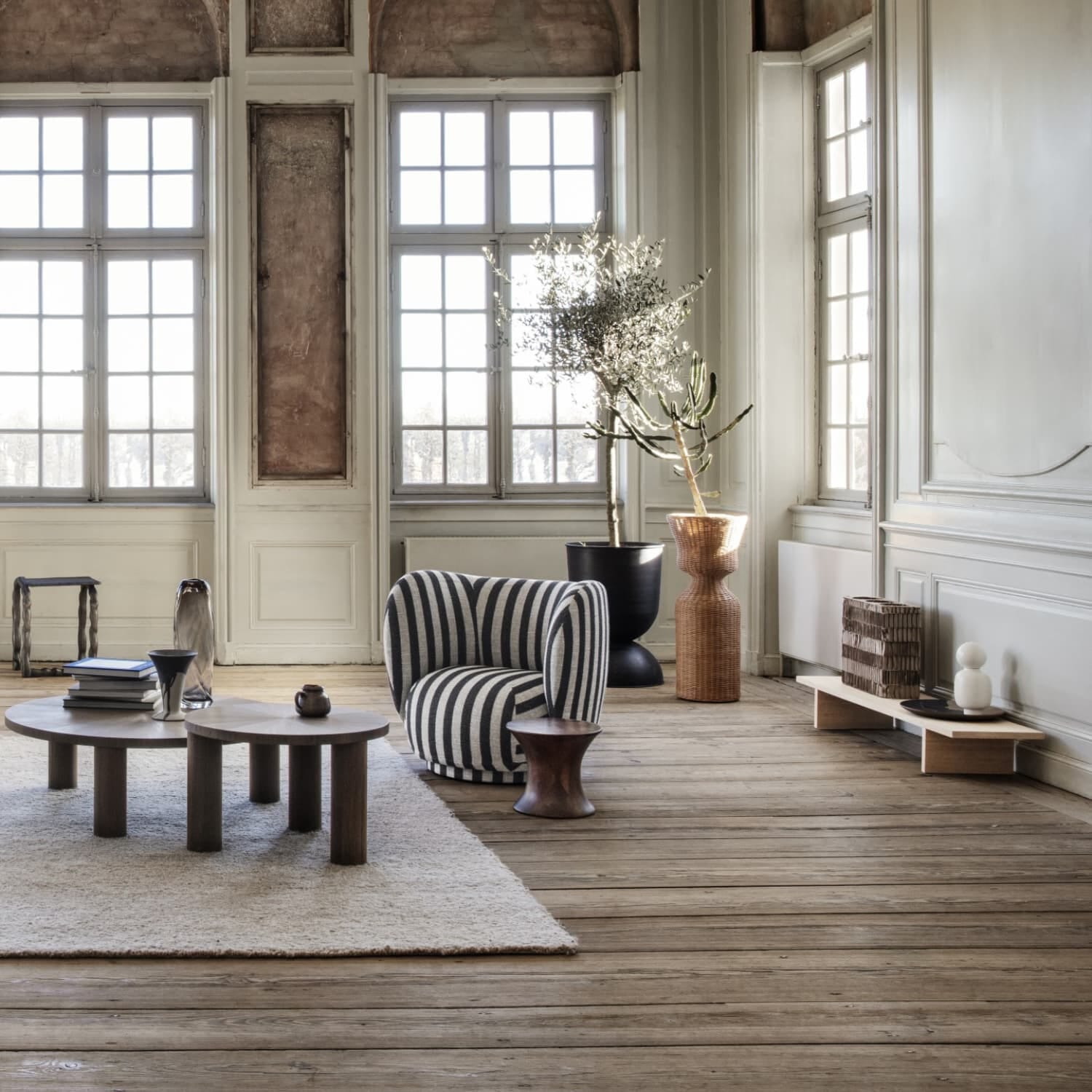 Loungestol Rico Lousiana Sand/Svart
