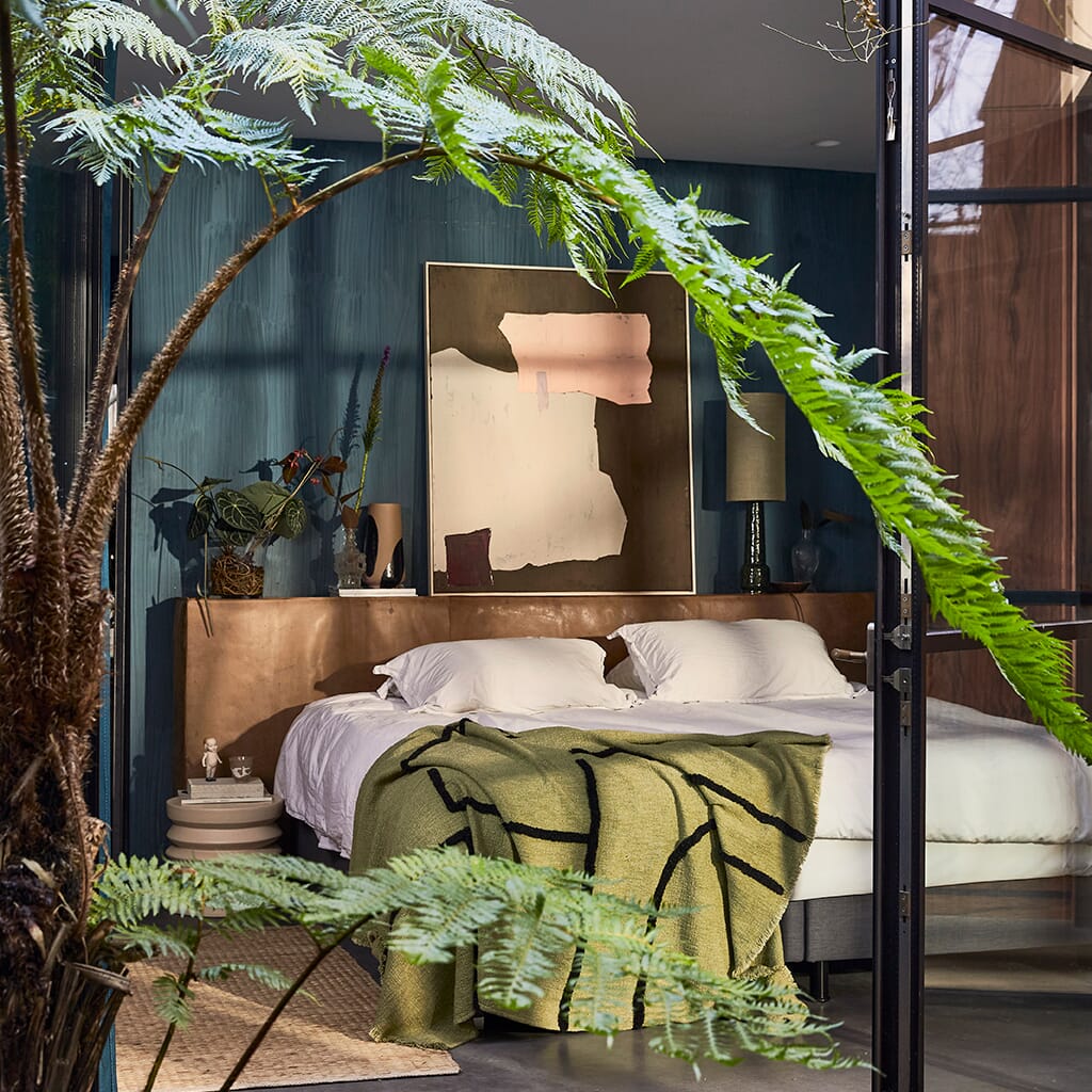 Maleri Abstract Mustard/Nude 100x120 - Hovedbilde