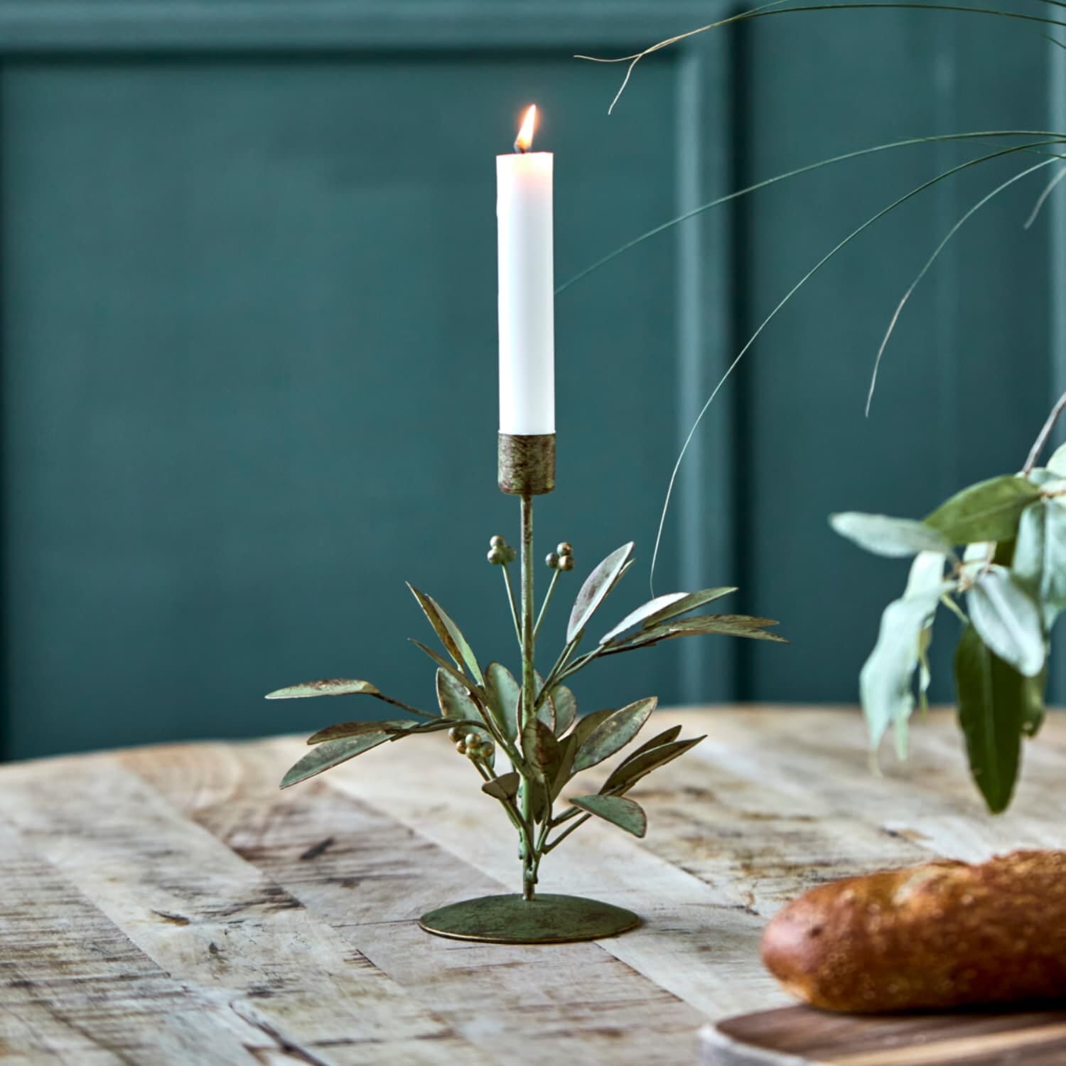 Lysestake Leaves Antikkgrønn H:20 - Hovedbilde