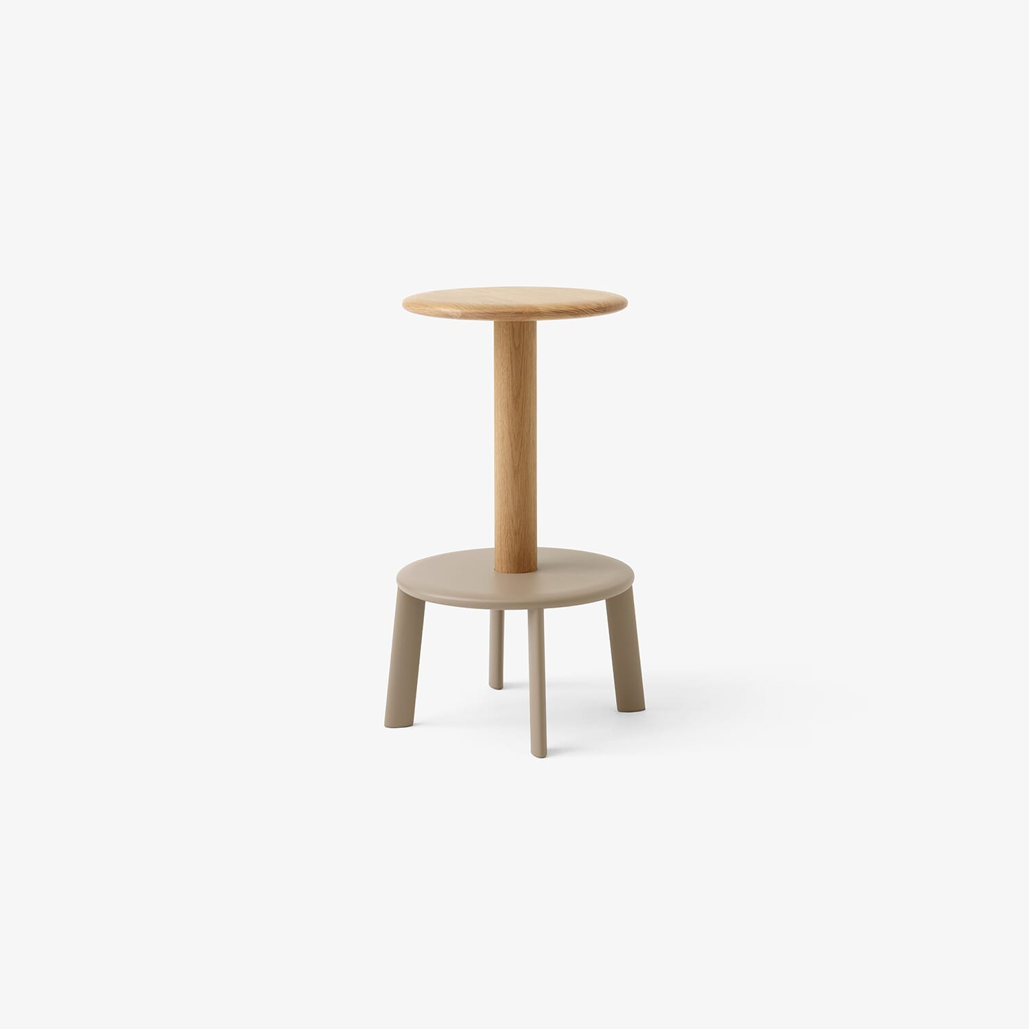 Barstol Massif Oak/Grey Beige - Bilde 2