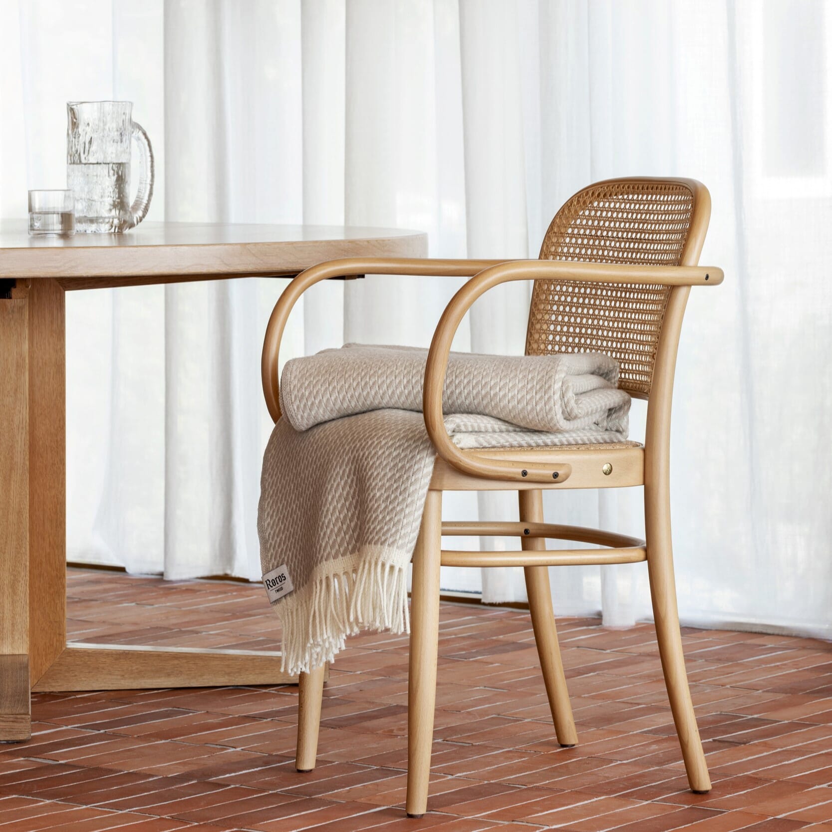 Ullpledd Mello Warm Grey - Bilde 2