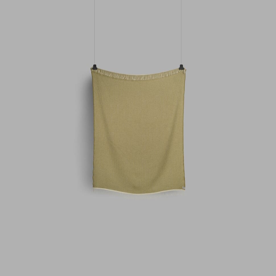 Ullpledd Mello Leaf Green - Bilde 4