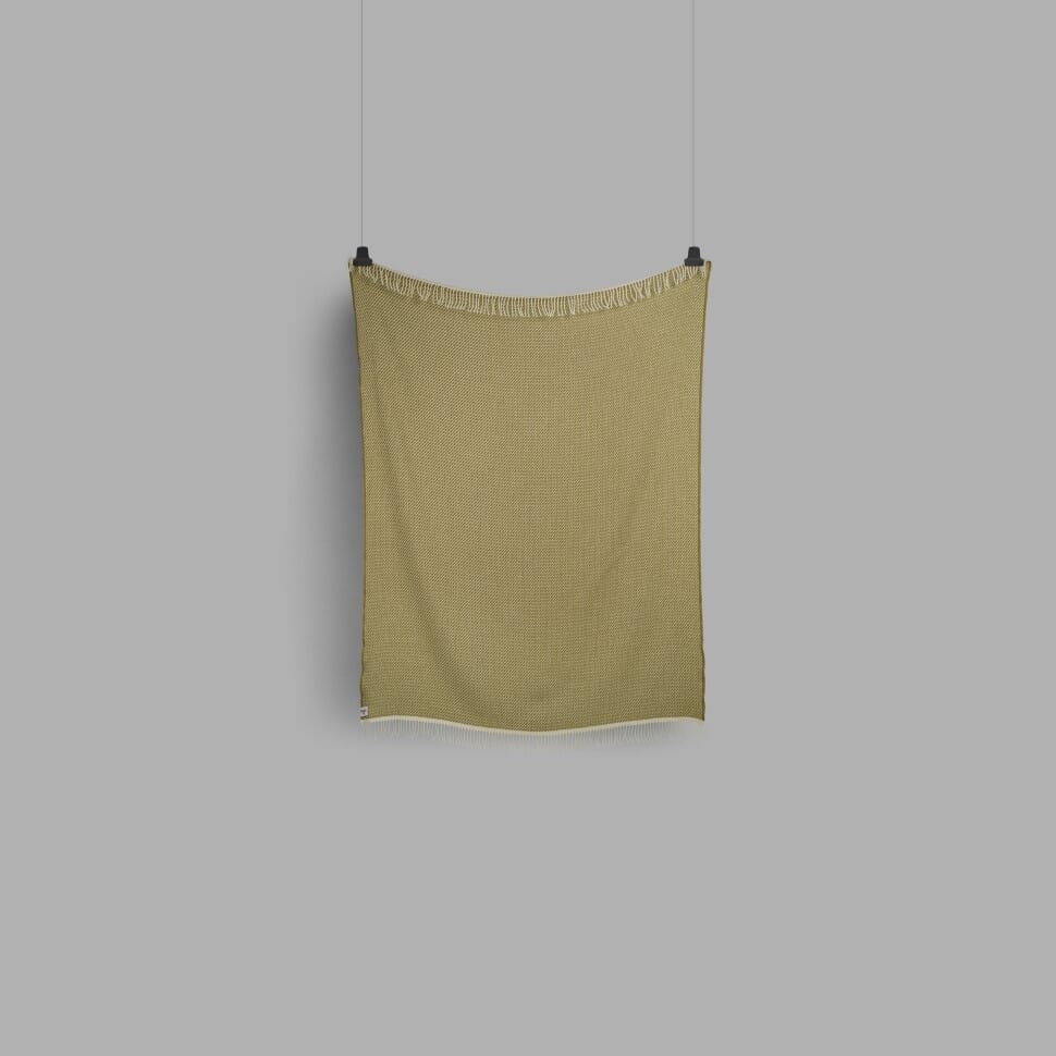Ullpledd Mello Leaf Green - Bilde 3