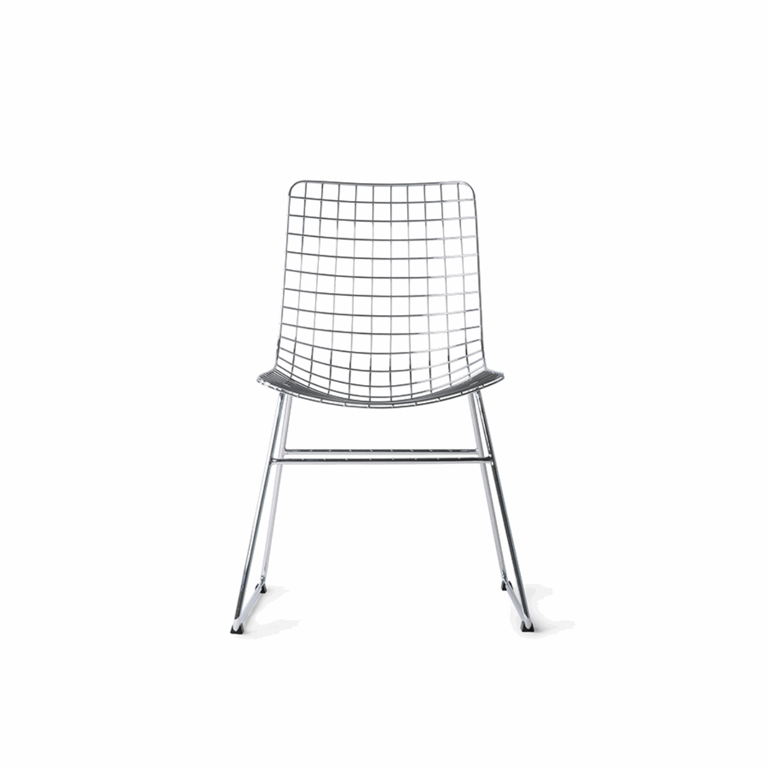 Metal wire chair silver - Bilde 2