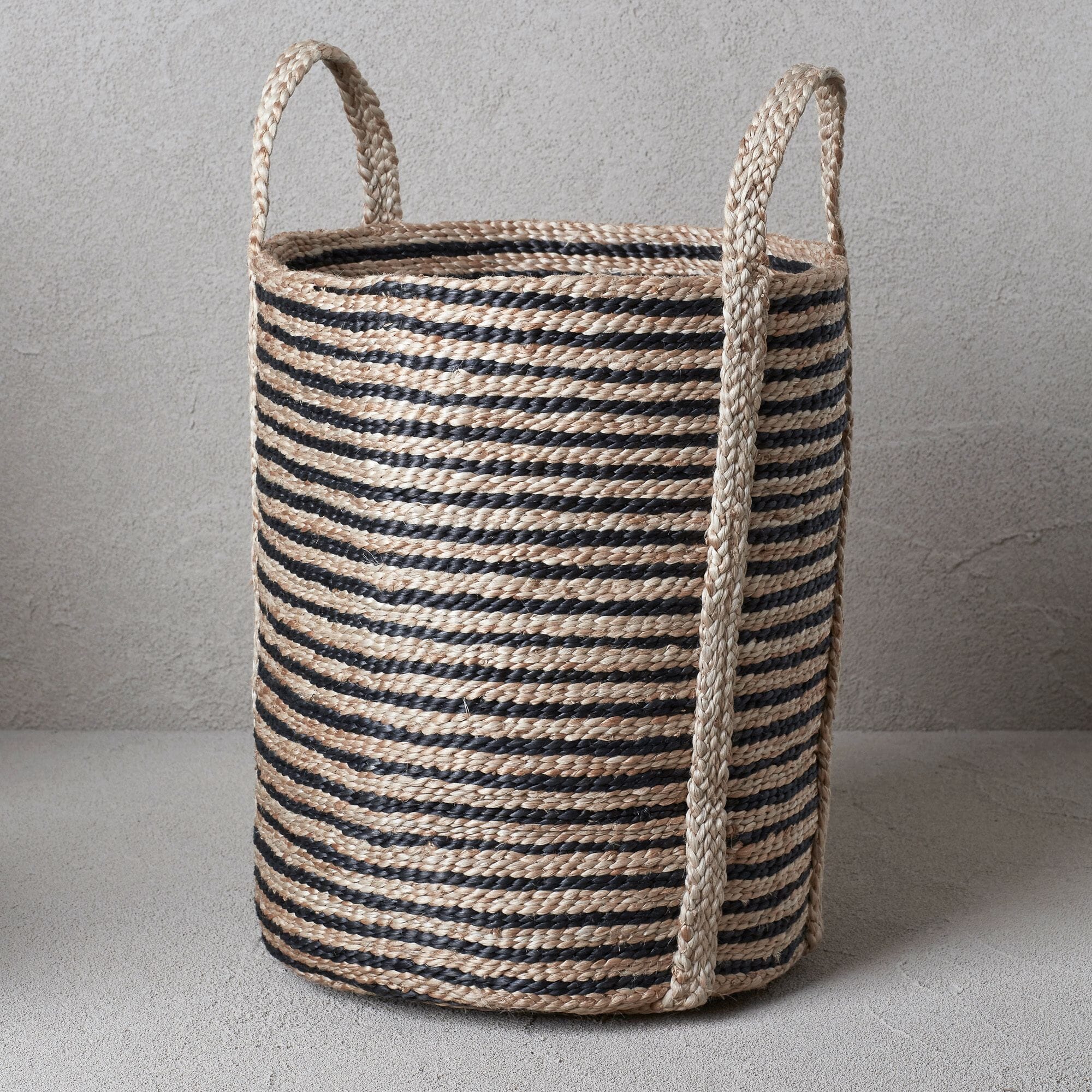 Jute Kurv Stripe - Hovedbilde