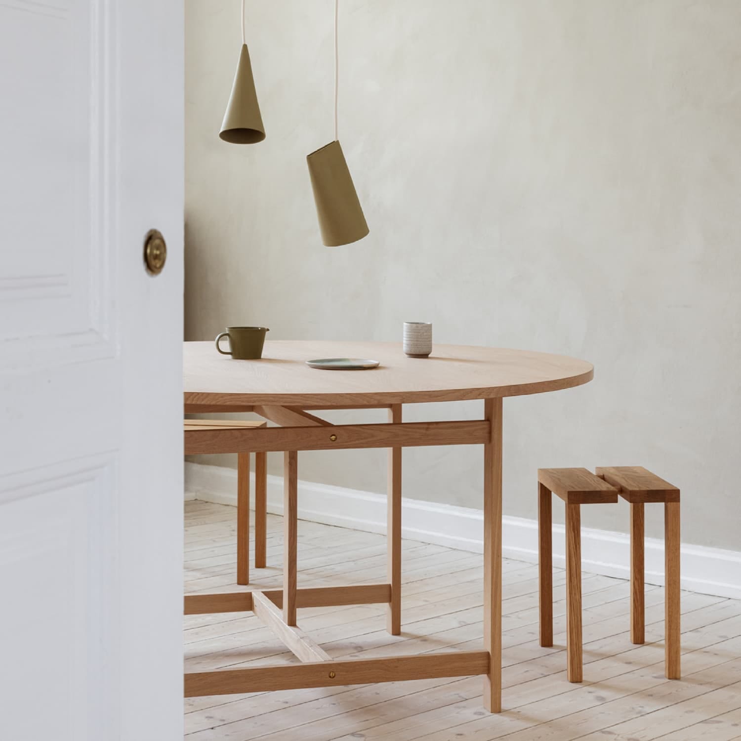 Moebe Round Dining Table Ø130 Oak - Bilde 5
