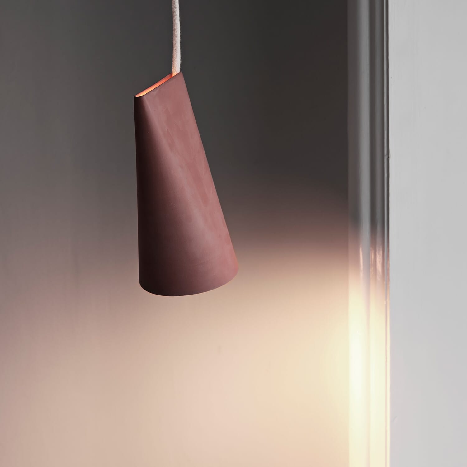 Taklampe Keramikk Narrow Terracotta - Bilde 5