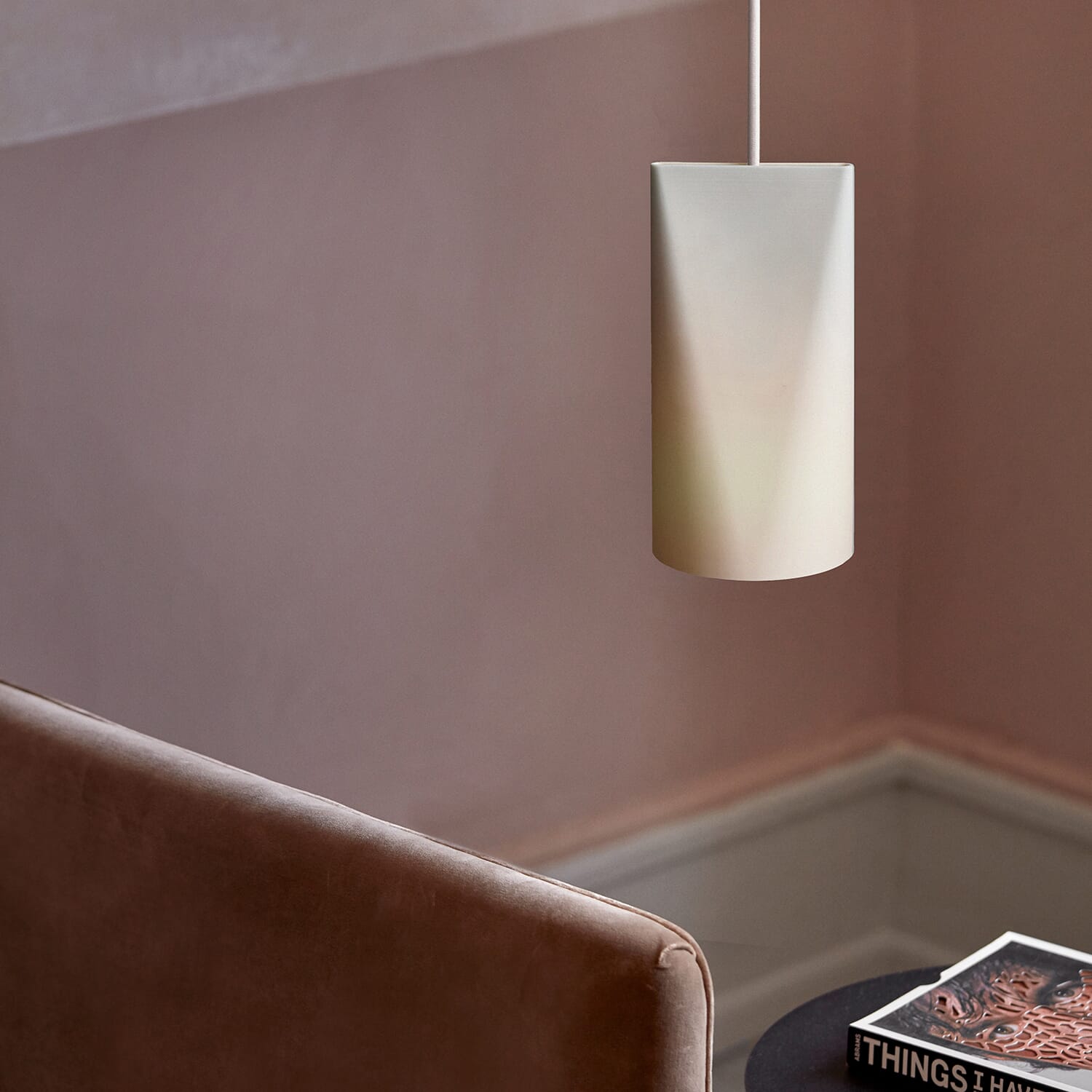 Taklampe Keramikk Narrow White - Bilde 6