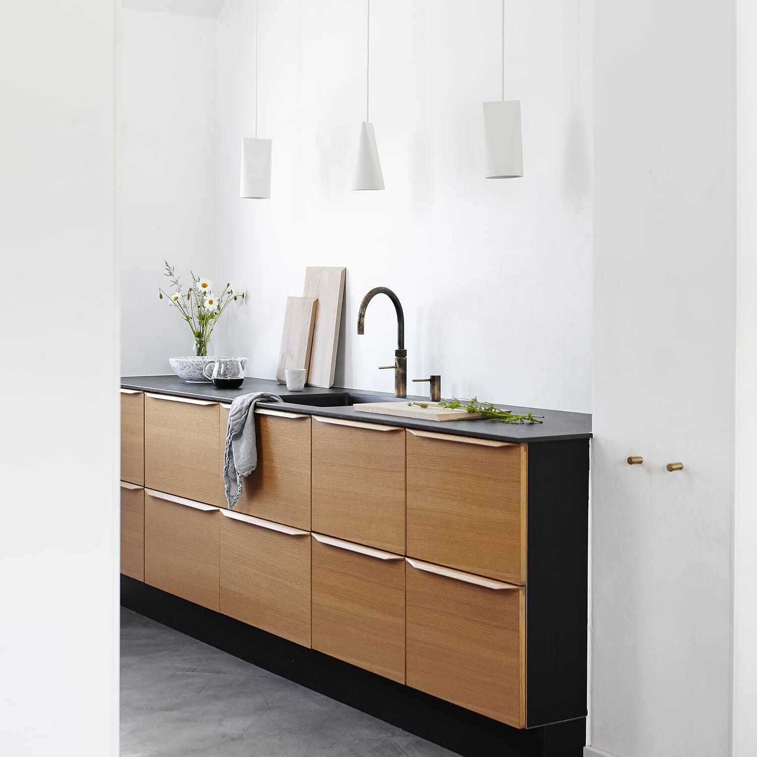 Taklampe Keramikk Narrow White - Bilde 13