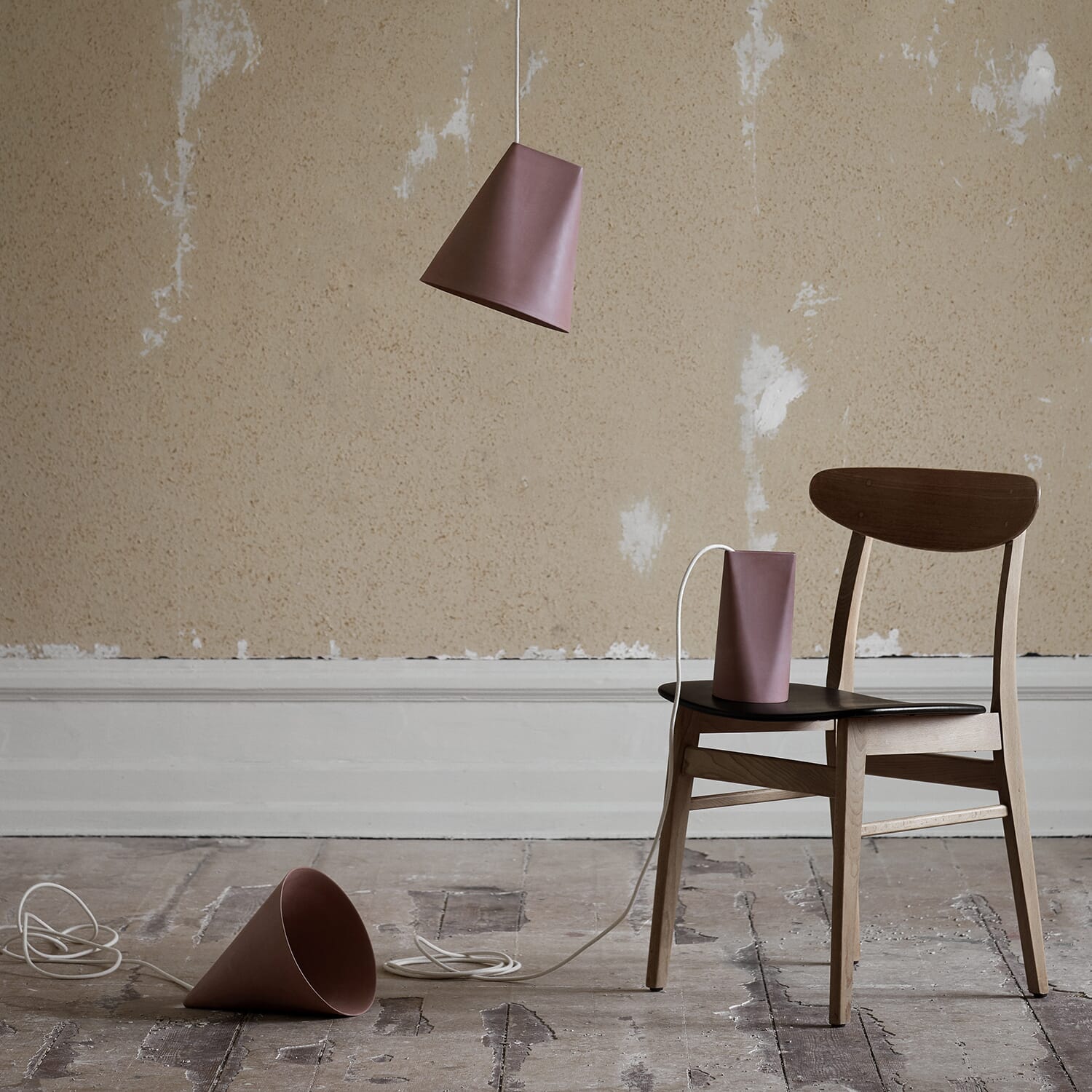 Taklampe Keramikk Wide Terracotta - Bilde 6