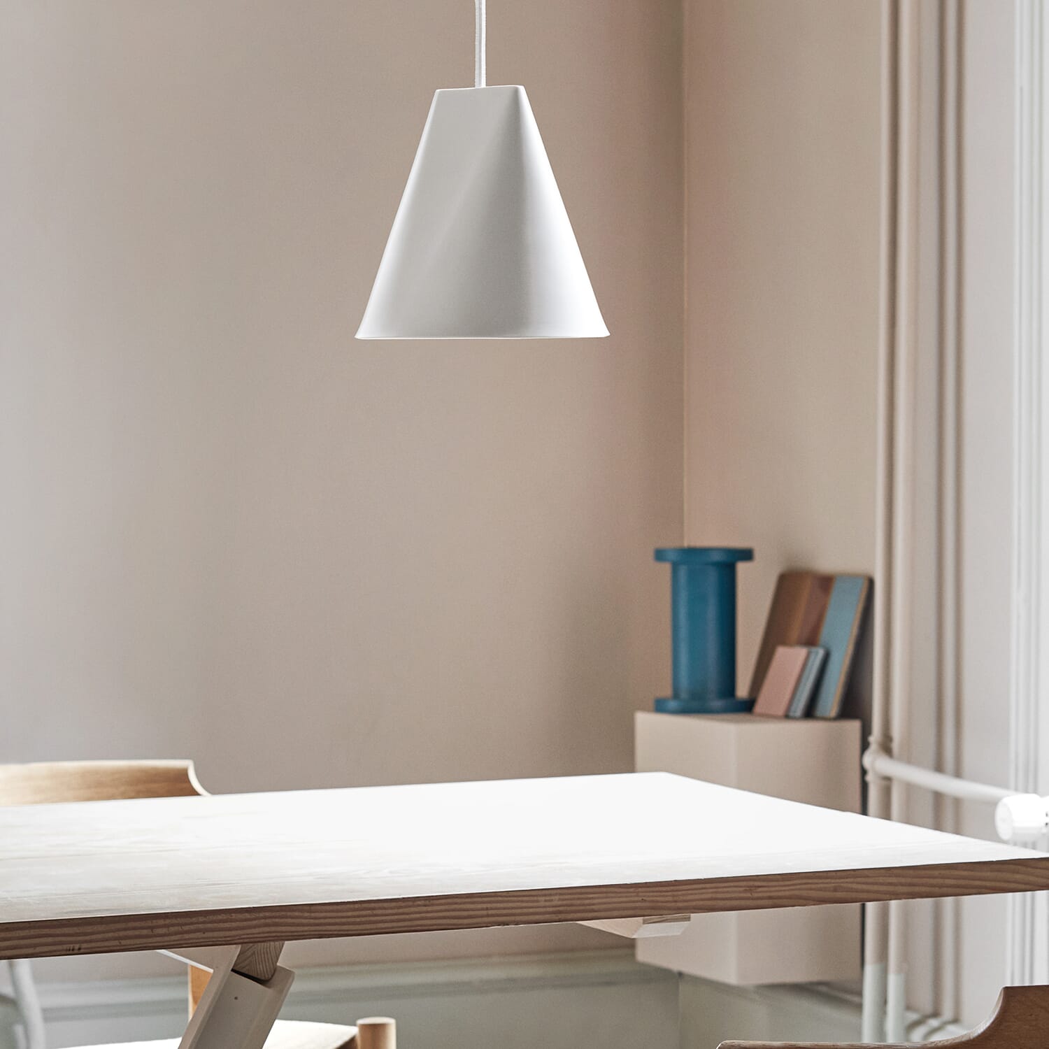 Taklampe Keramikk Wide White - Bilde 4