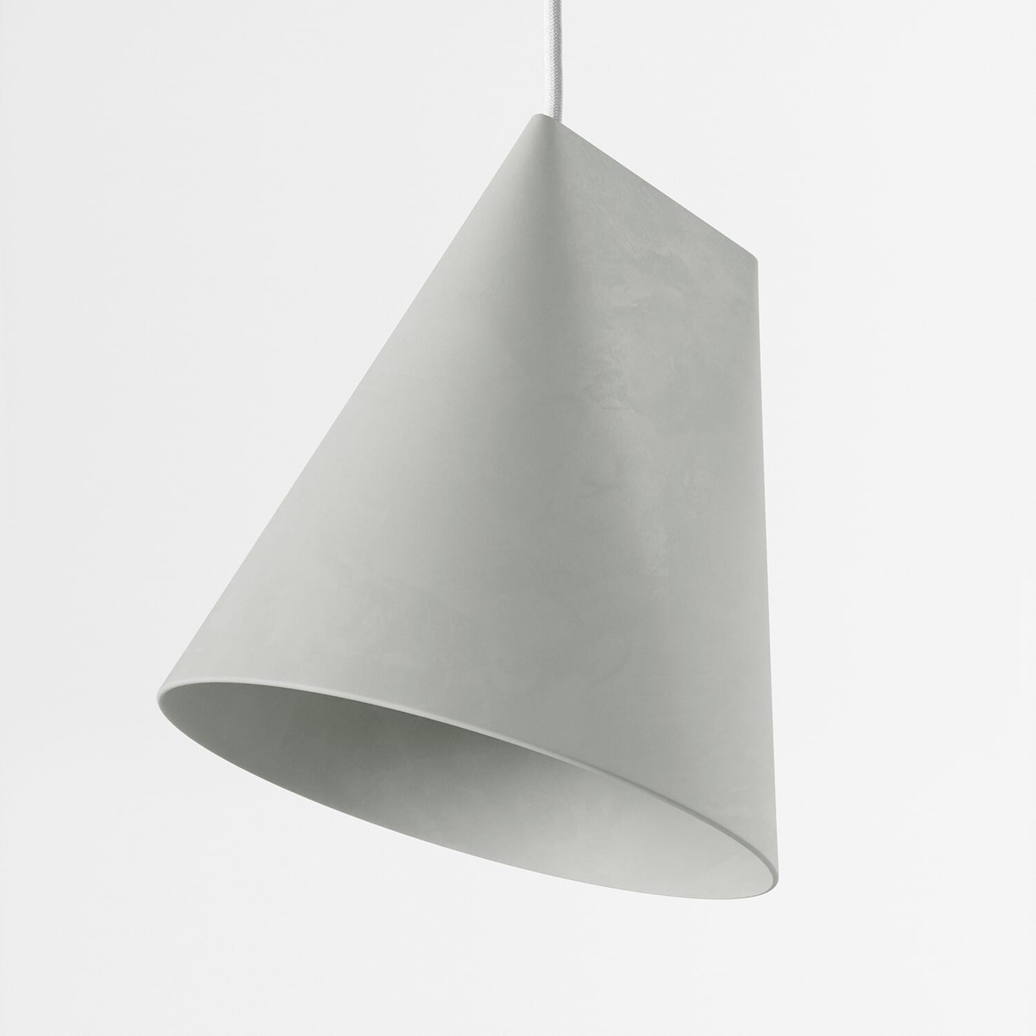 Taklampe Keramikk Wide Light Grey - Bilde 5