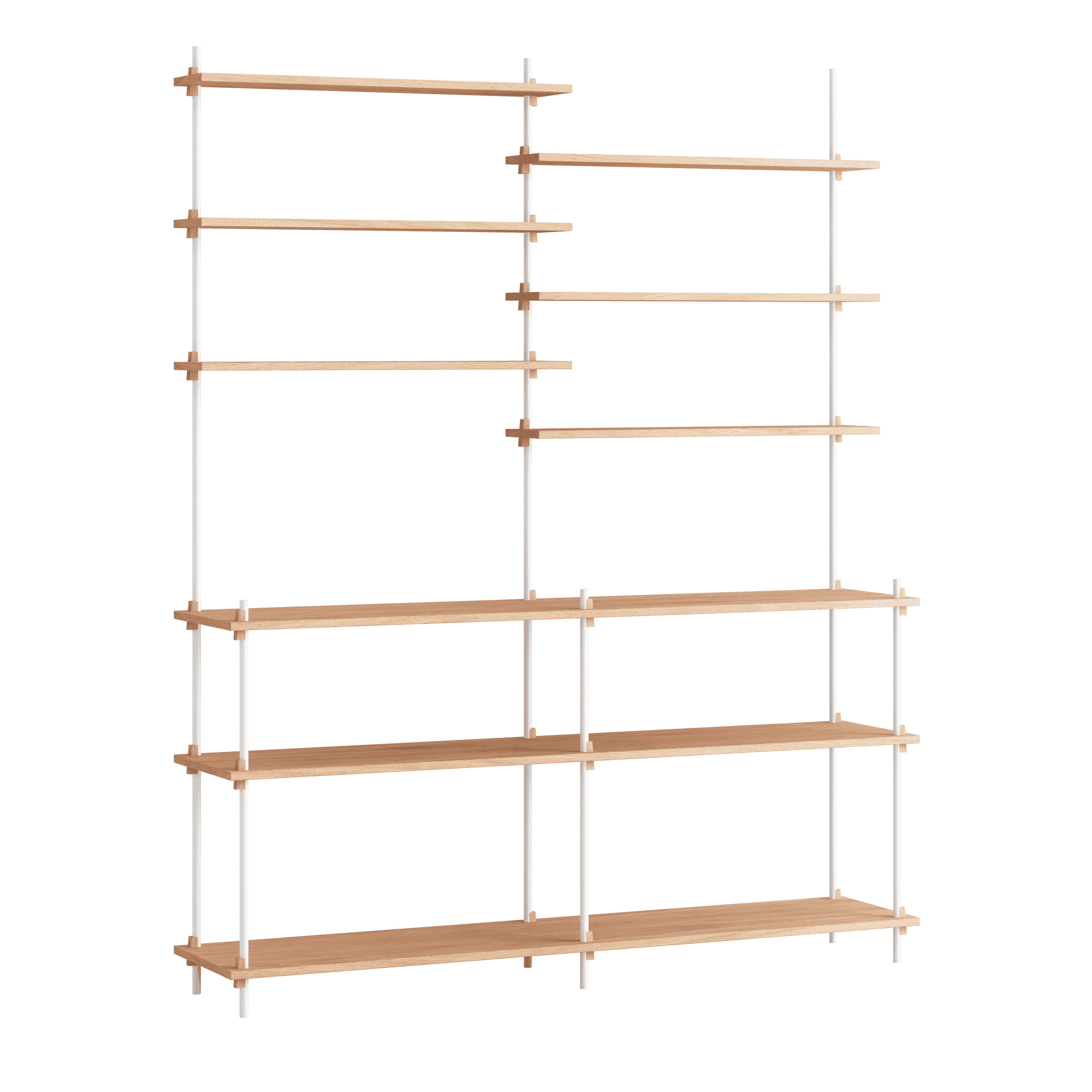 Moebe Hylle 200x163 Oak/White