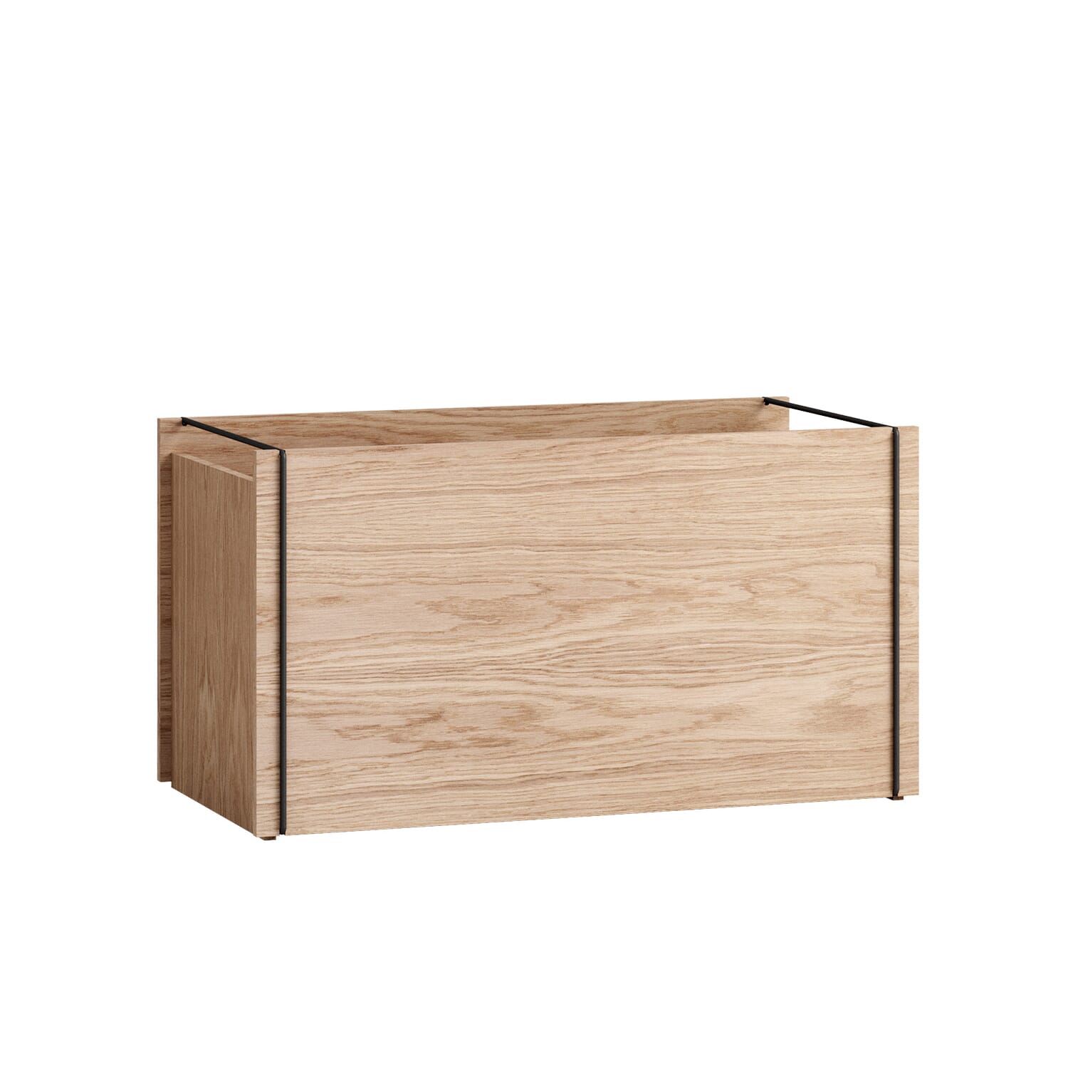 Storage Box Eik/Svart - Bilde 2
