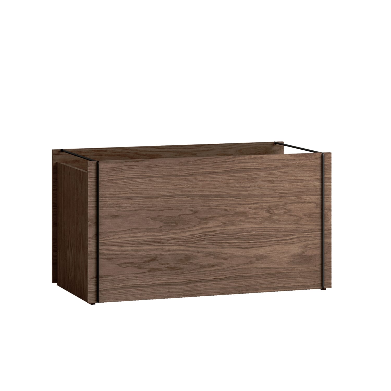 Storage Box Røkt Eik/Sort - Bilde 8