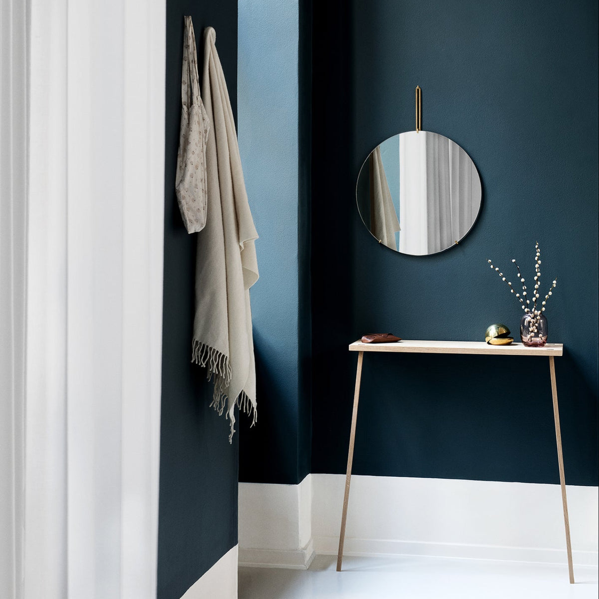 Speil Wall Mirror Messing Ø30 cm