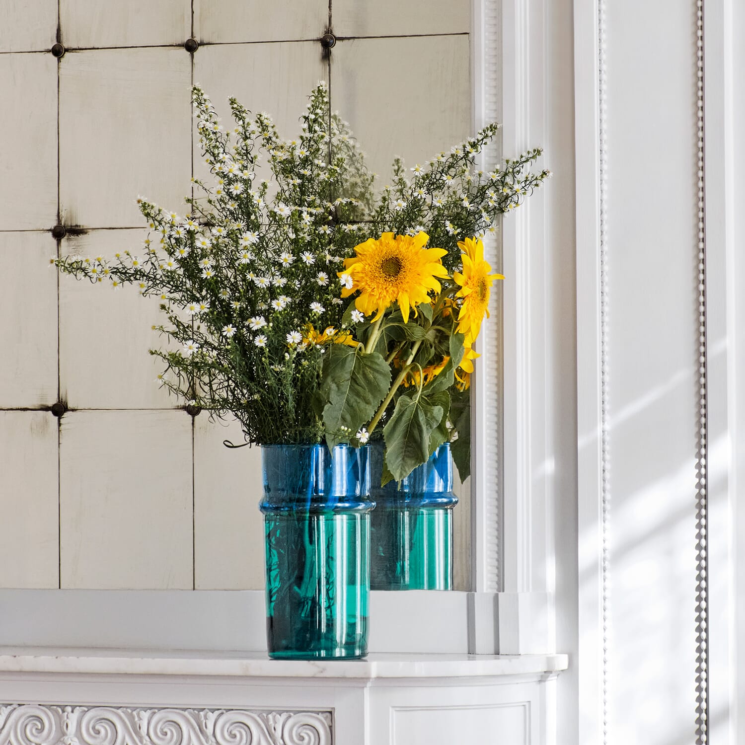 Vase Moroccan L Blue/Green - Bilde 4