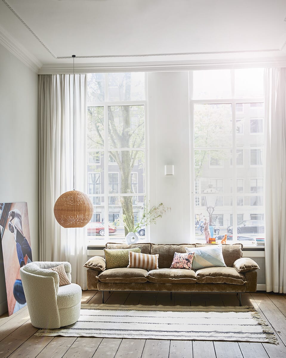 Sofa Retro Aged Gold 3 seter - Bilde 5