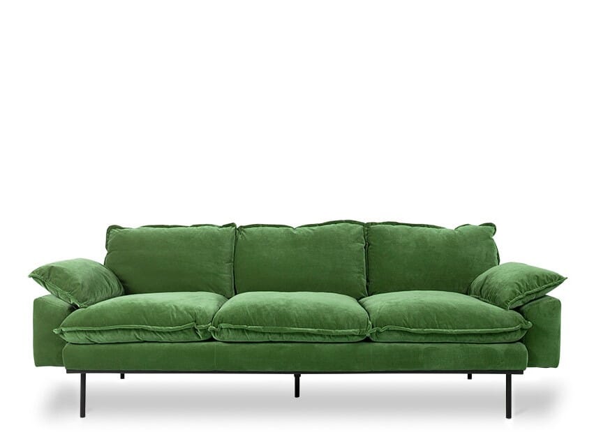 Sofa Retro Green 3 seter - Hovedbilde