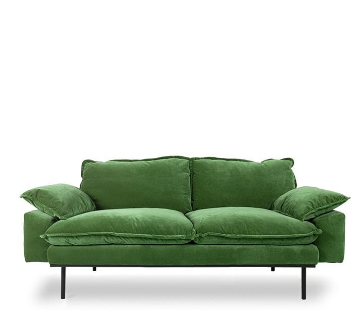 Sofa Retro Green 2 seter - Hovedbilde