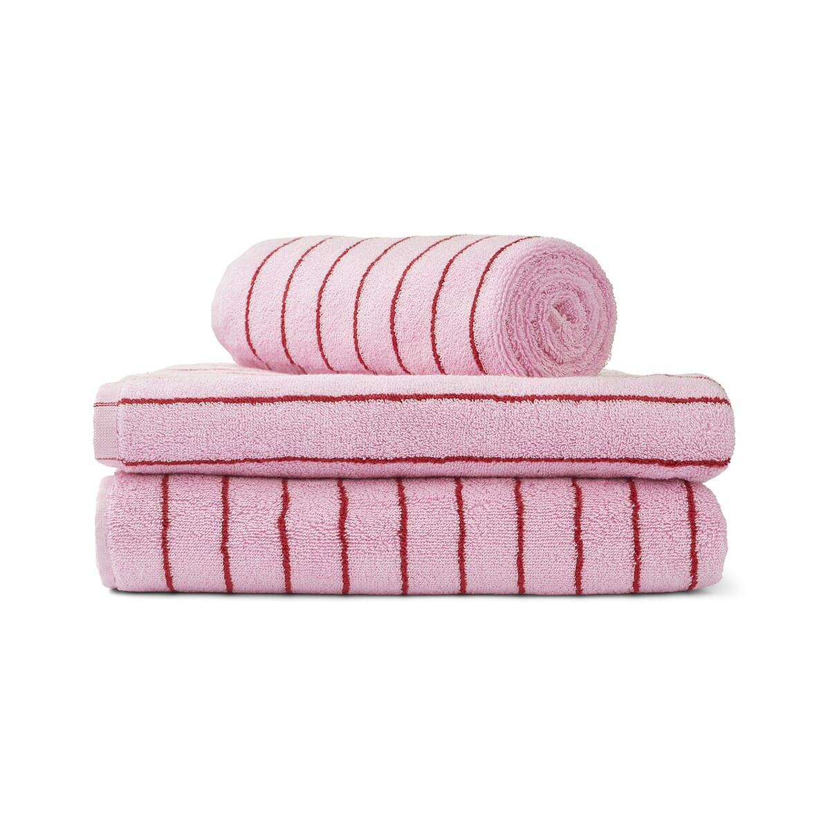 Badehåndkle XL Pink/Red 100x150 - Hovedbilde