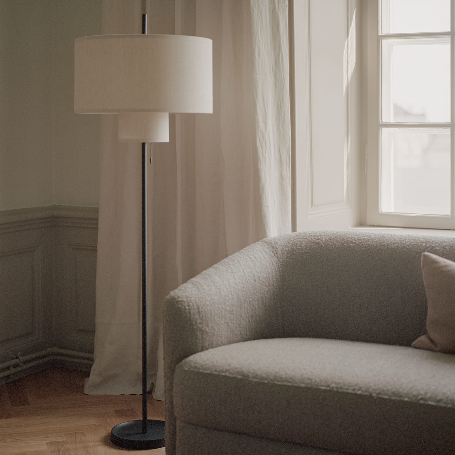 Margin Gulvlampe Beige - Bilde 4