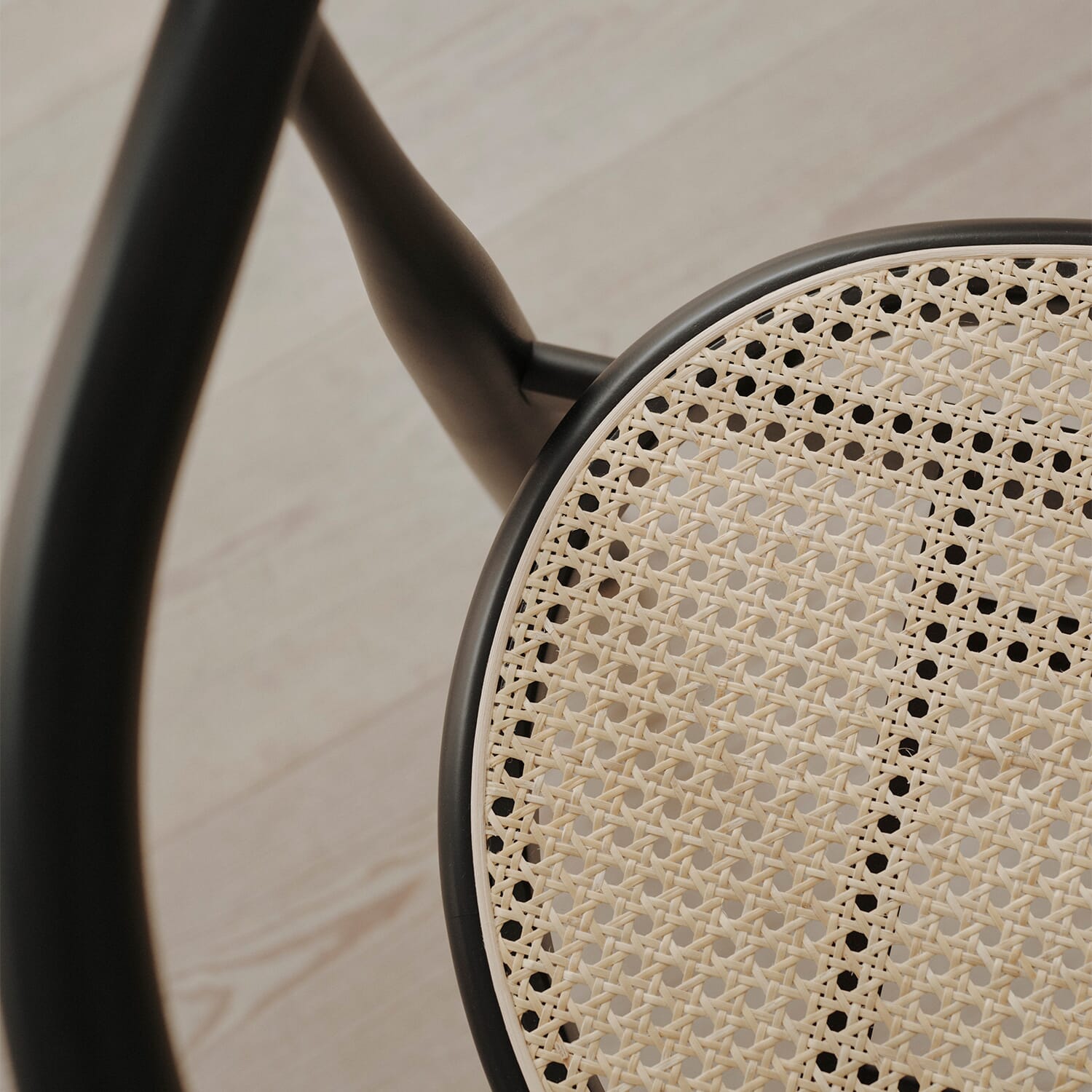 Bukowski Spisestol Sort Rattan - Bilde 3