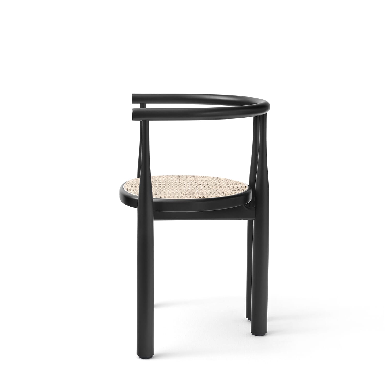 Bukowski Spisestol Sort Rattan - Bilde 4