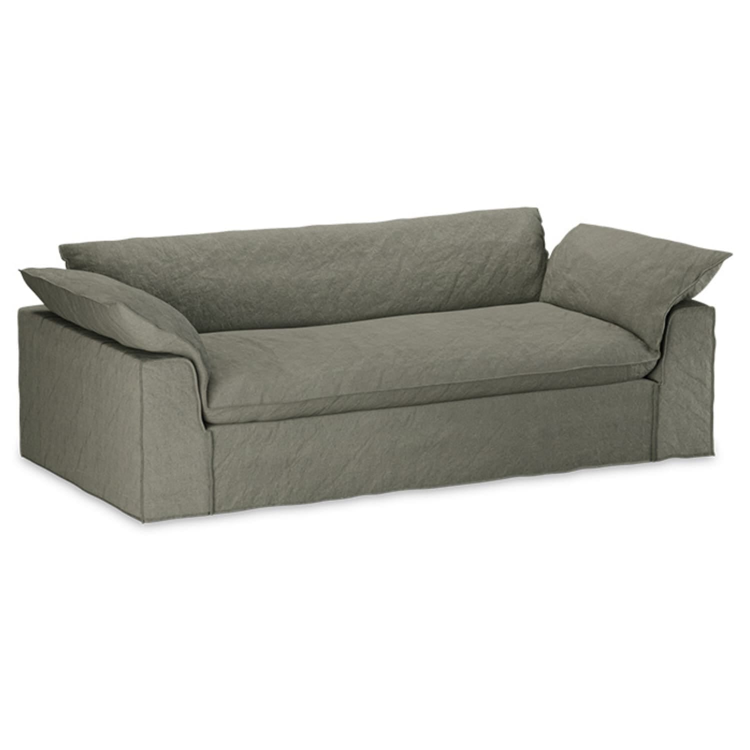 Nomad couch: 244cm, linen, army green - Bilde 2