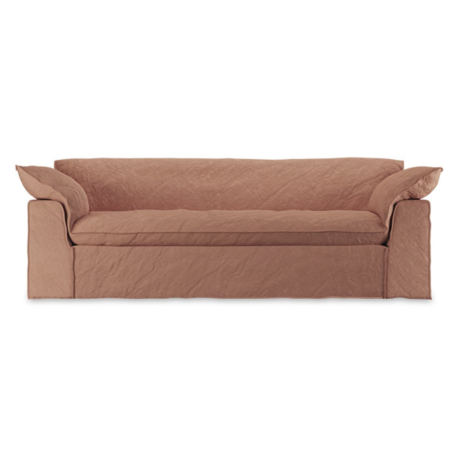 Nomad couch: 244cm, linen, dusty rose - Hovedbilde