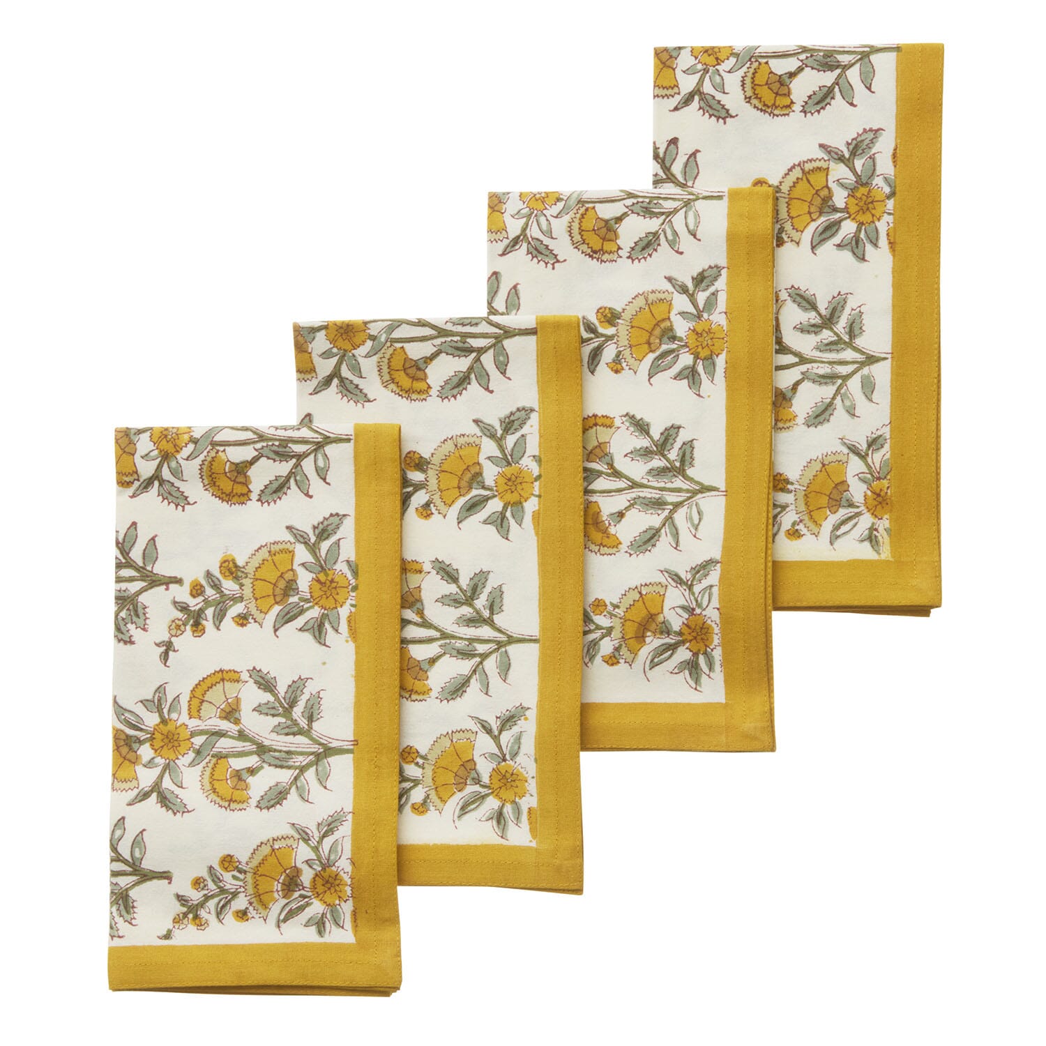 4 stk | Servietter Calla Honey - Bilde 2