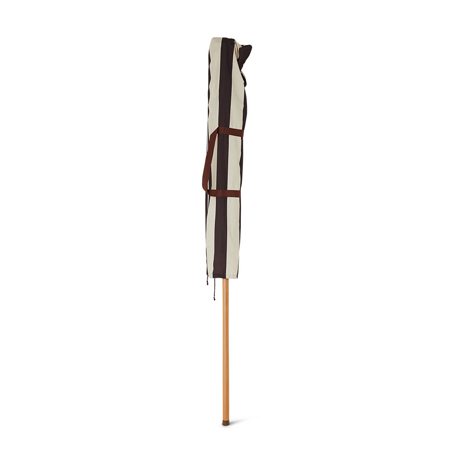 Parasoll Striped patio stracciatella