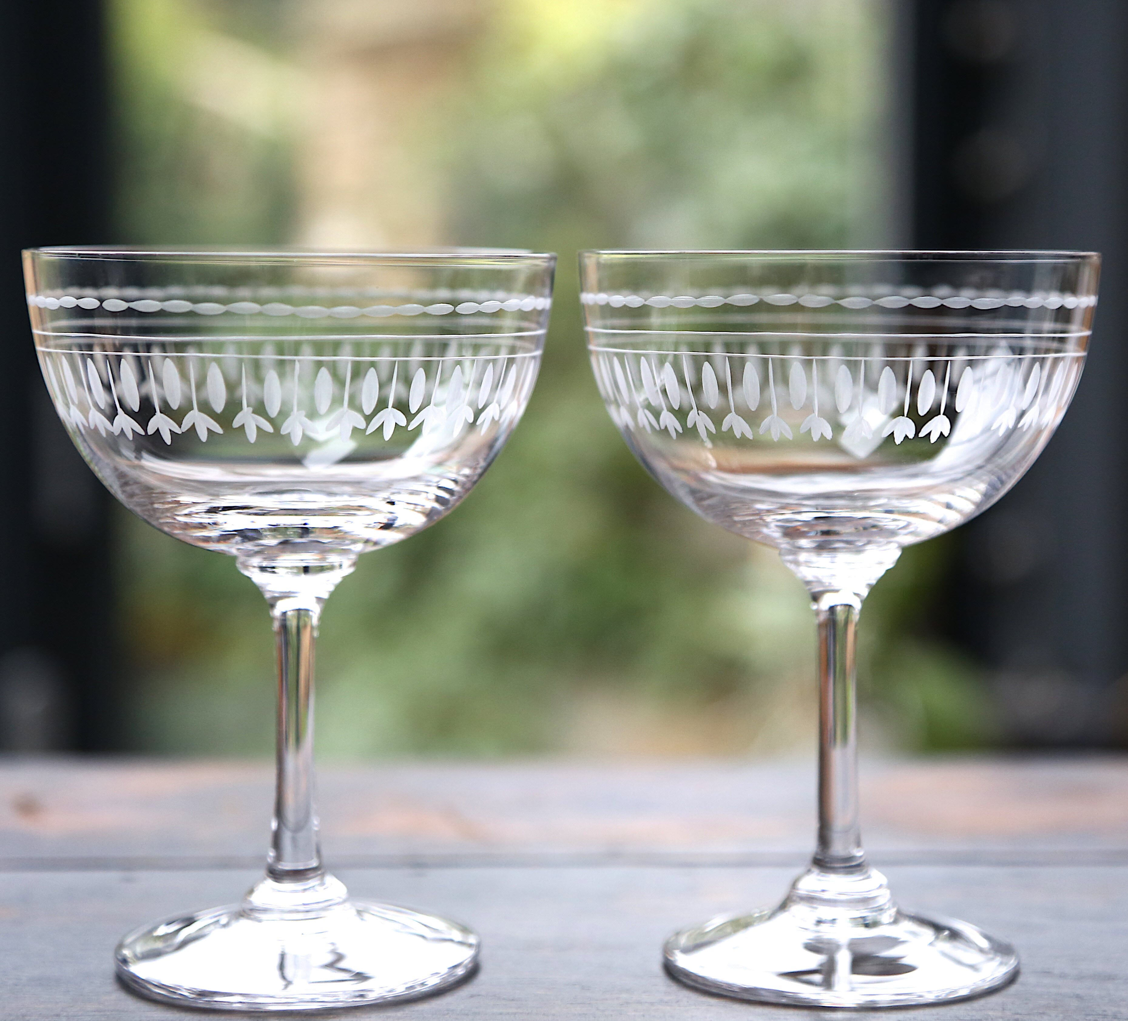 2 stk | Ovals Champagneglass
