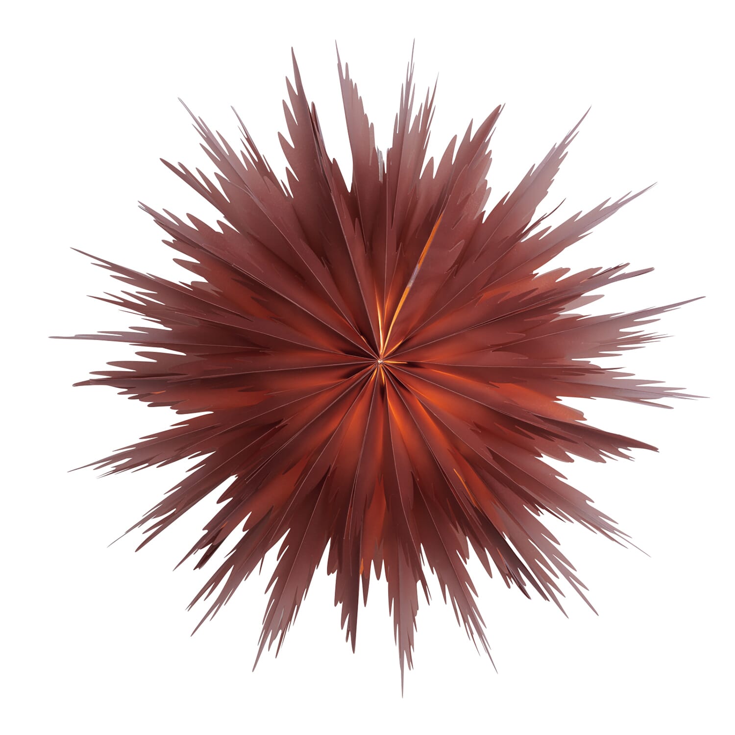 Liz Julestjerne Red Ochre Ø:50 - Hovedbilde