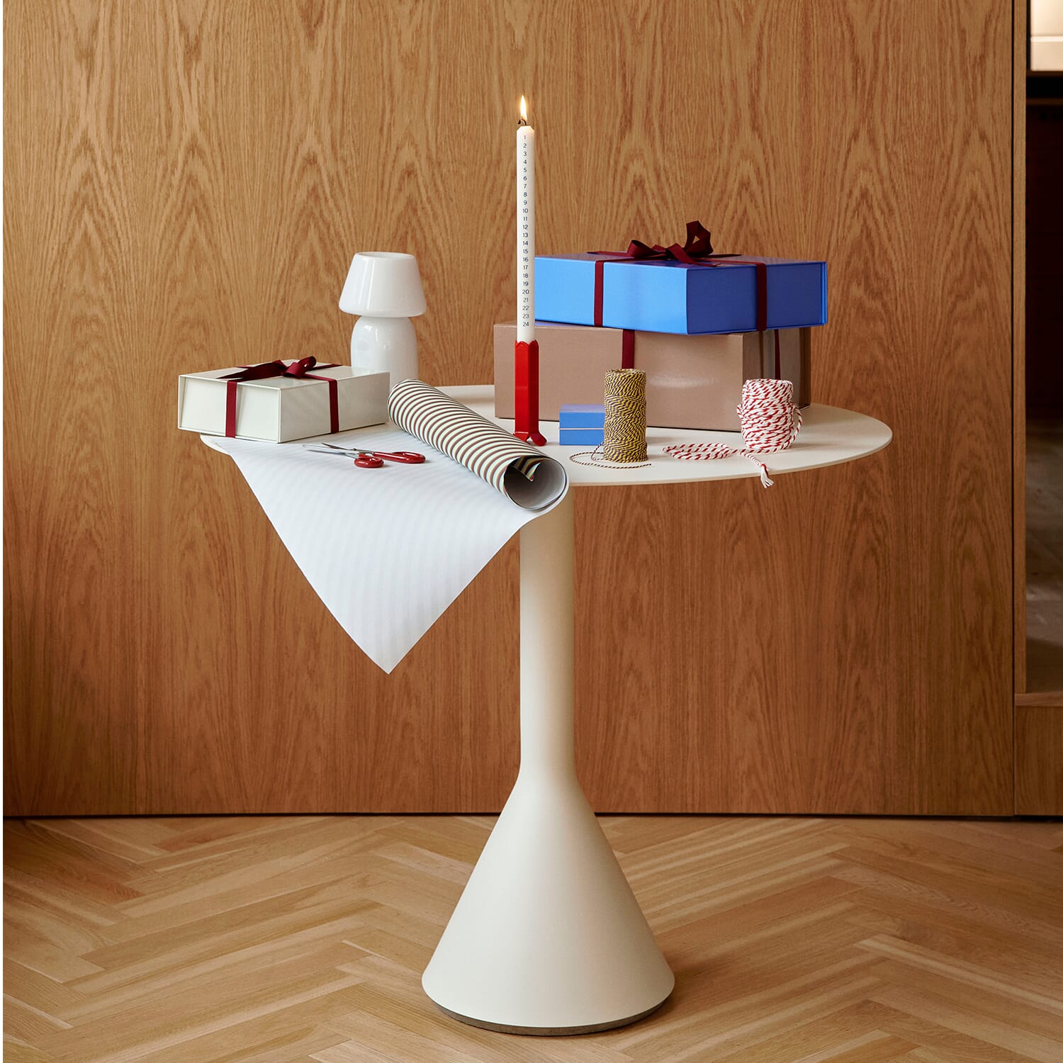 Palissade Cone Table Cream White Ø:90 - Bilde 3