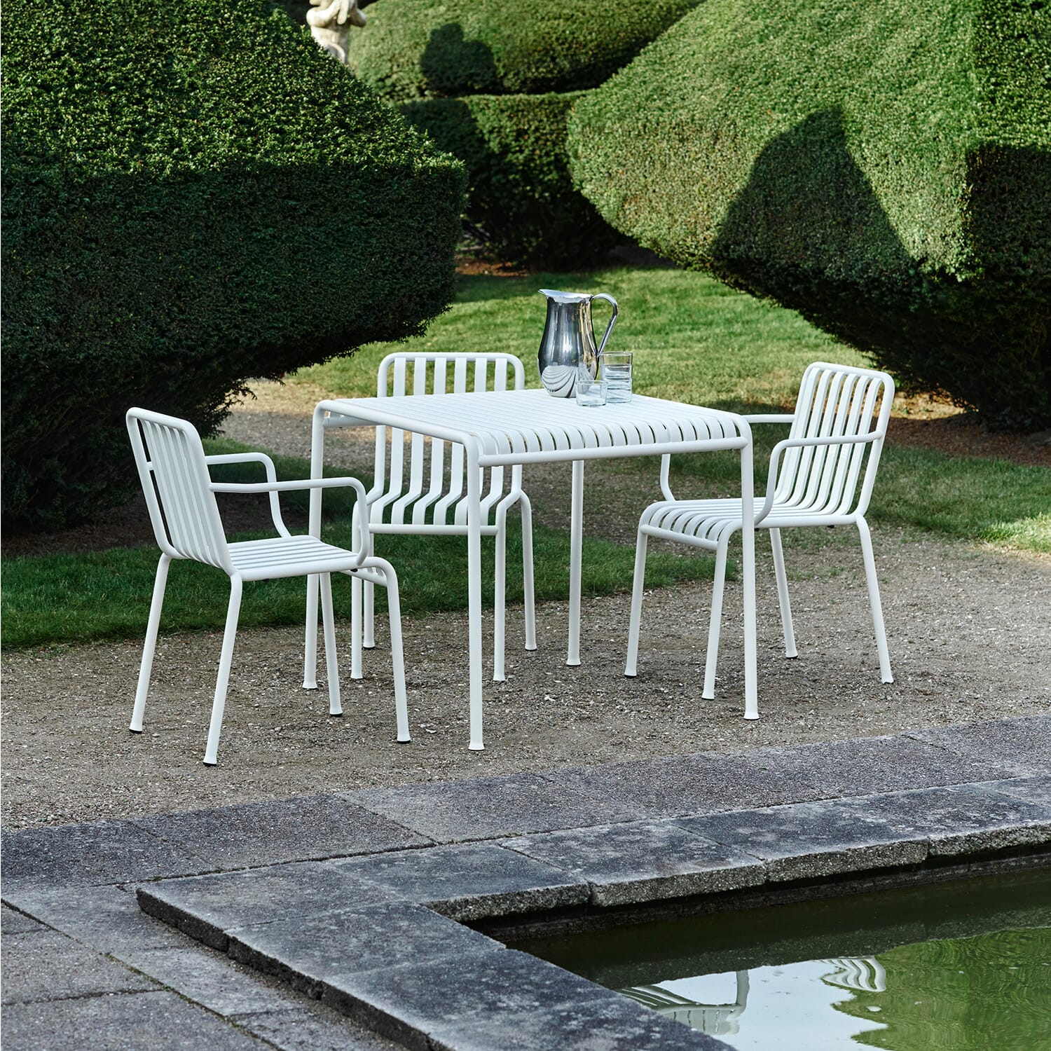 Palissade Table 82x90 Cream White - Bilde 2